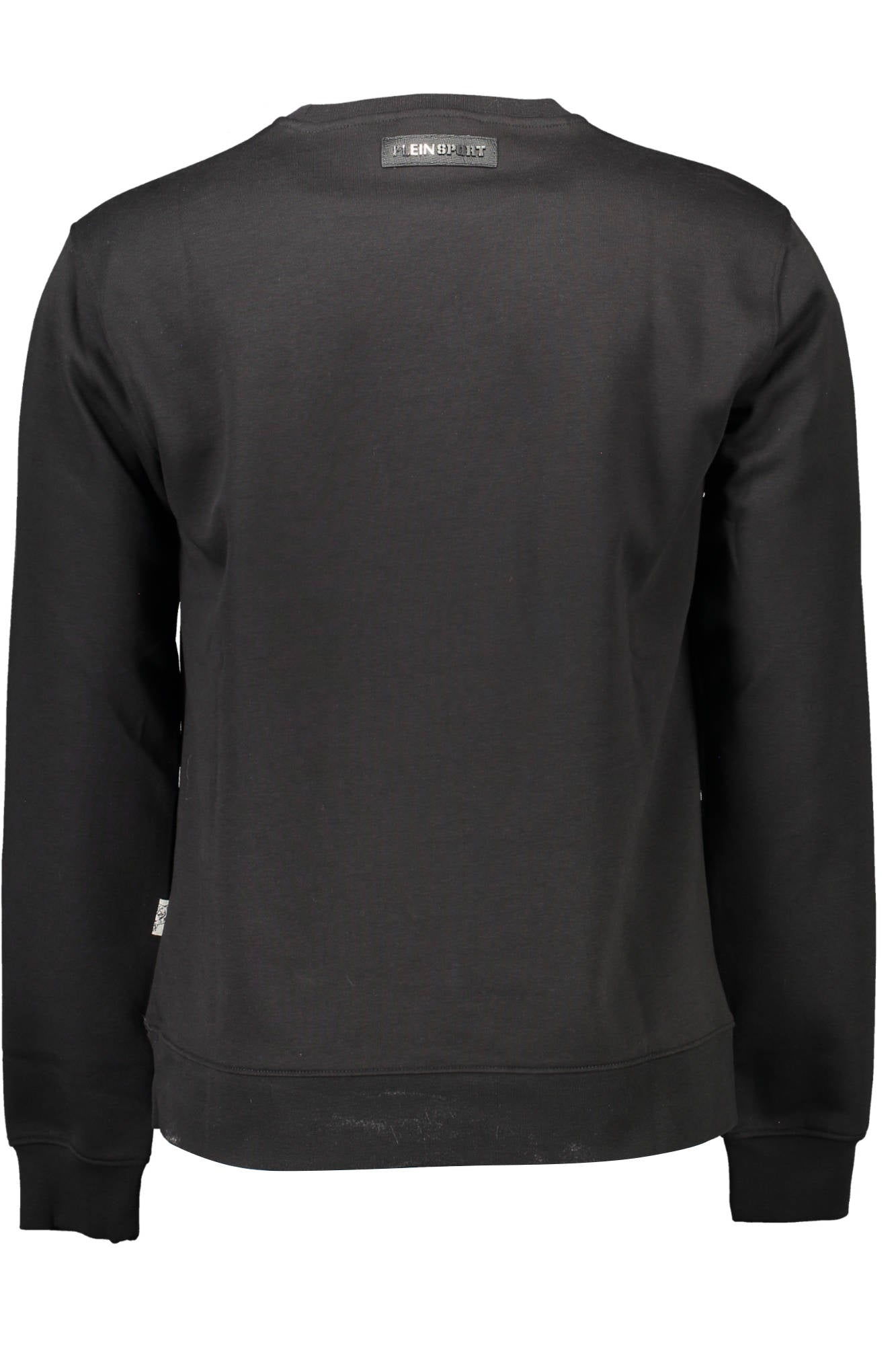 PLEIN SPORT MEN'S BLACK ZIP-UP SWEATSHIRT 