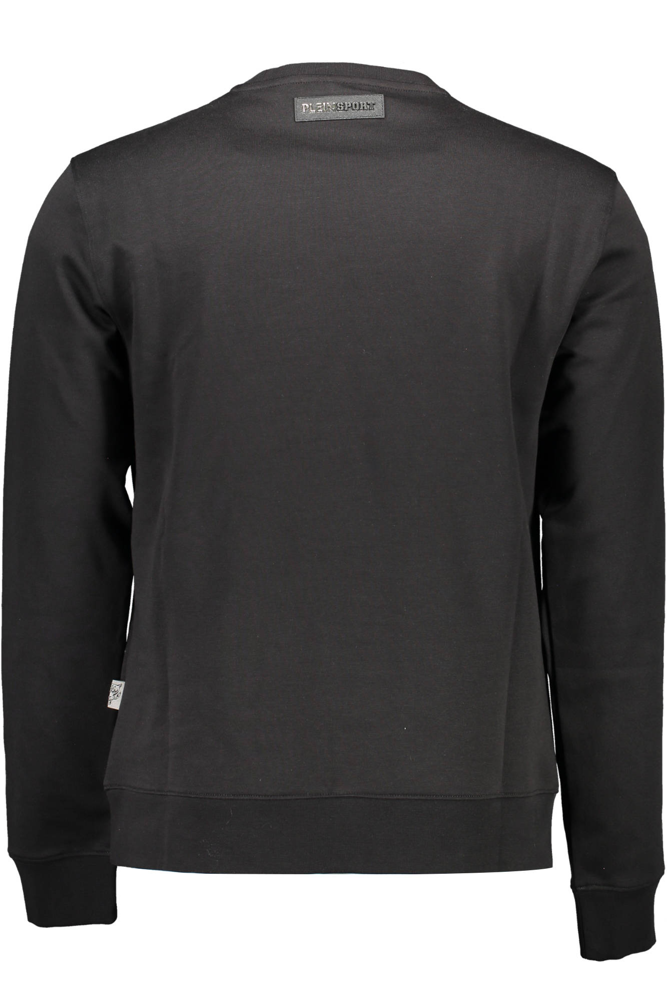 PLEIN SPORT MEN'S BLACK ZIP-UP SWEATSHIRT 