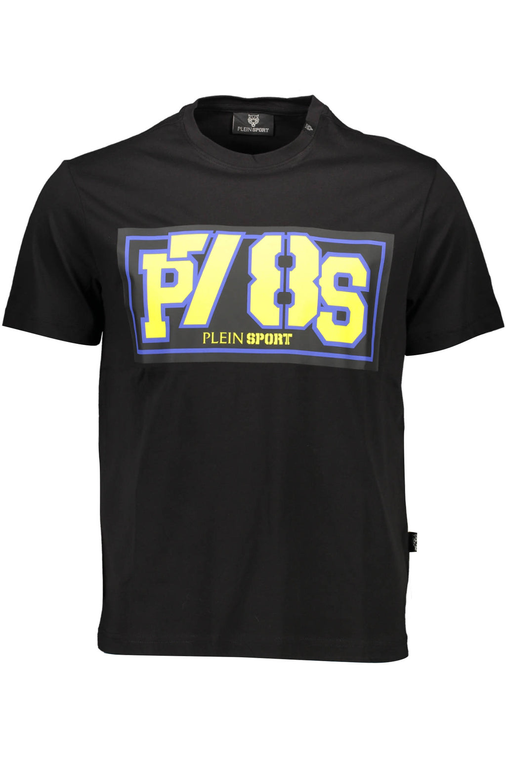 PLEIN SPORT MEN'S SHORT-SLEEVE T-SHIRT BLACK 
