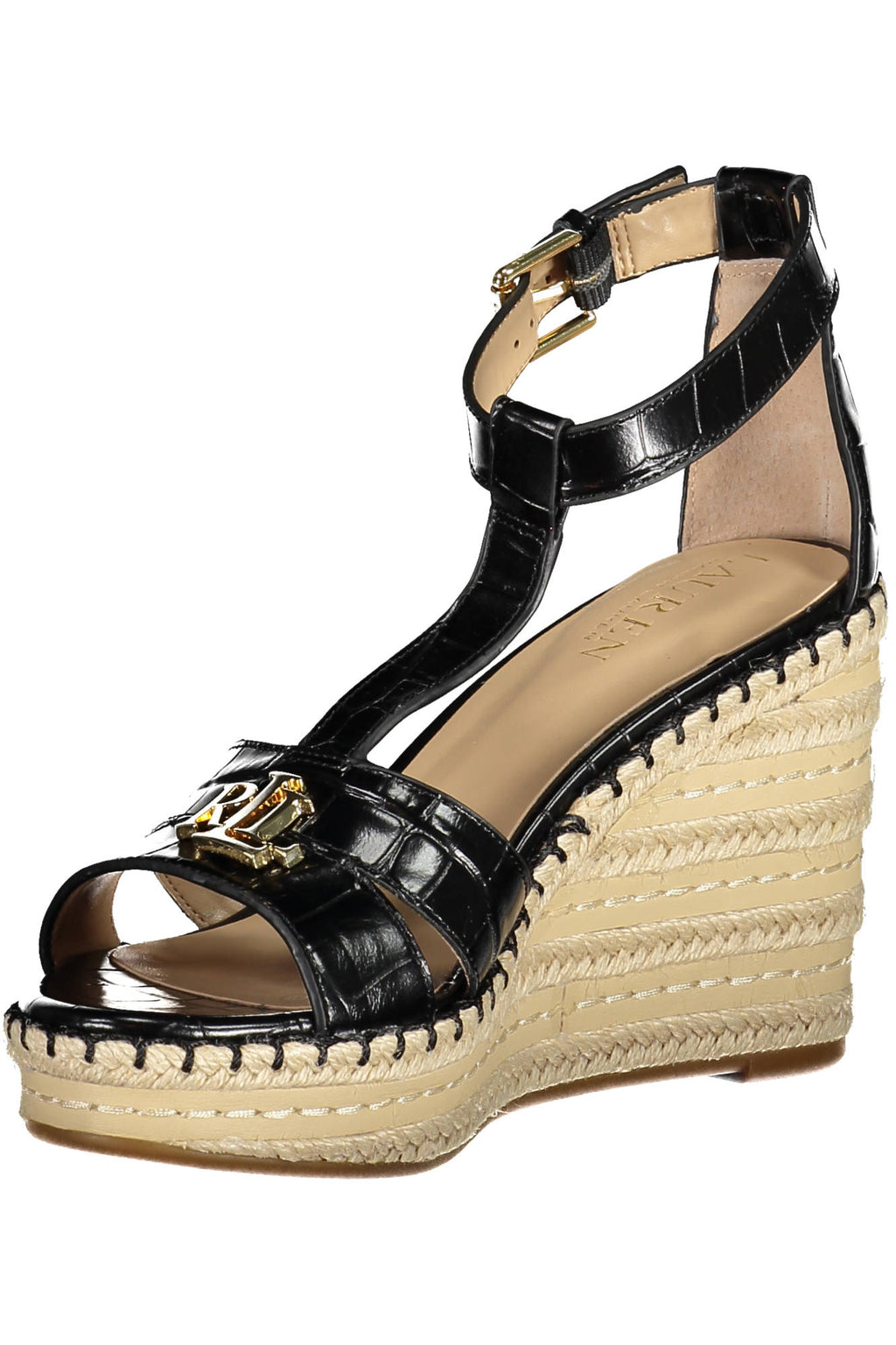 SANDALIAS NEGRAS RALPH LAUREN PARA MUJER 