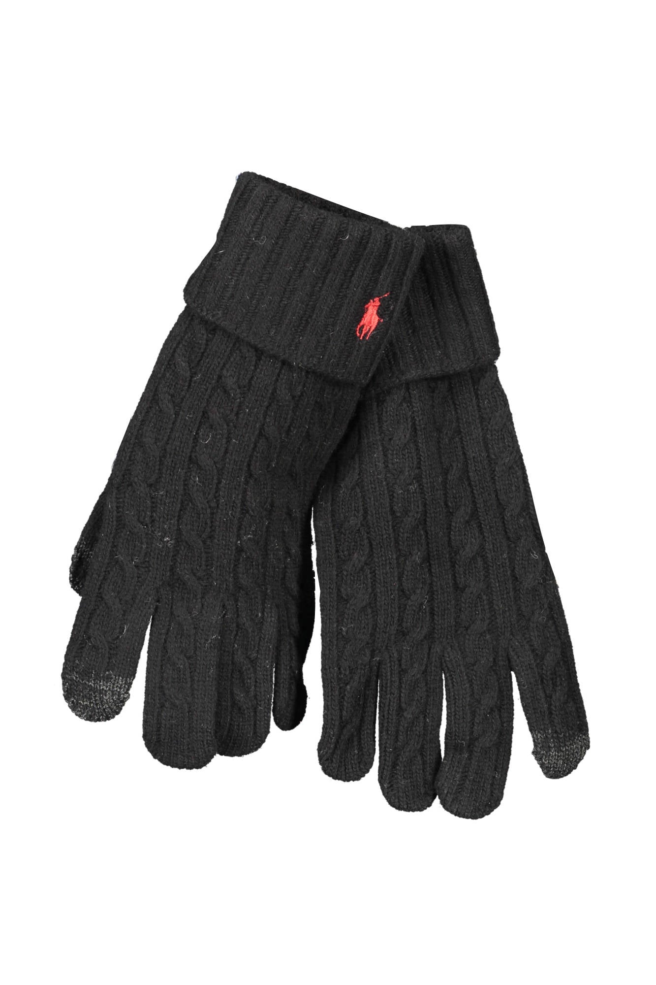 GUANTES NEGROS RALPH LAUREN PARA HOMBRE 