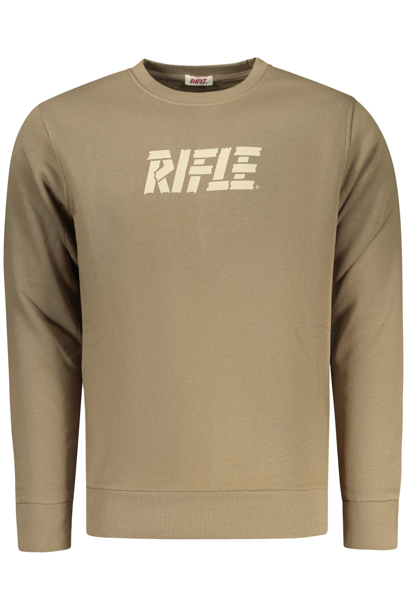 RIFLE FELPA SENZA ZIP UOMO MARRONE