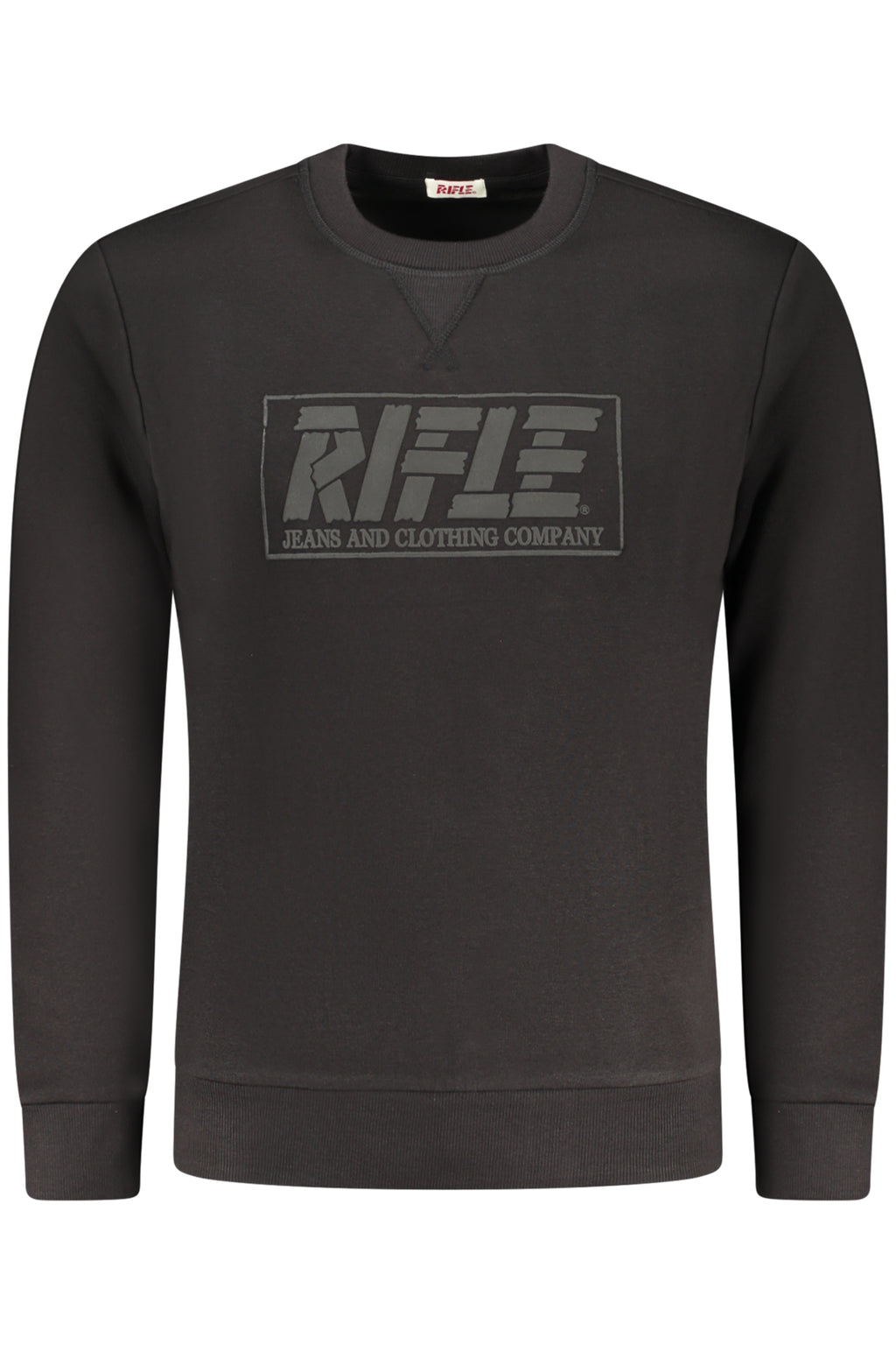 RIFLE MEN'S ZIP-UP SWEATSHIRT BLACK 