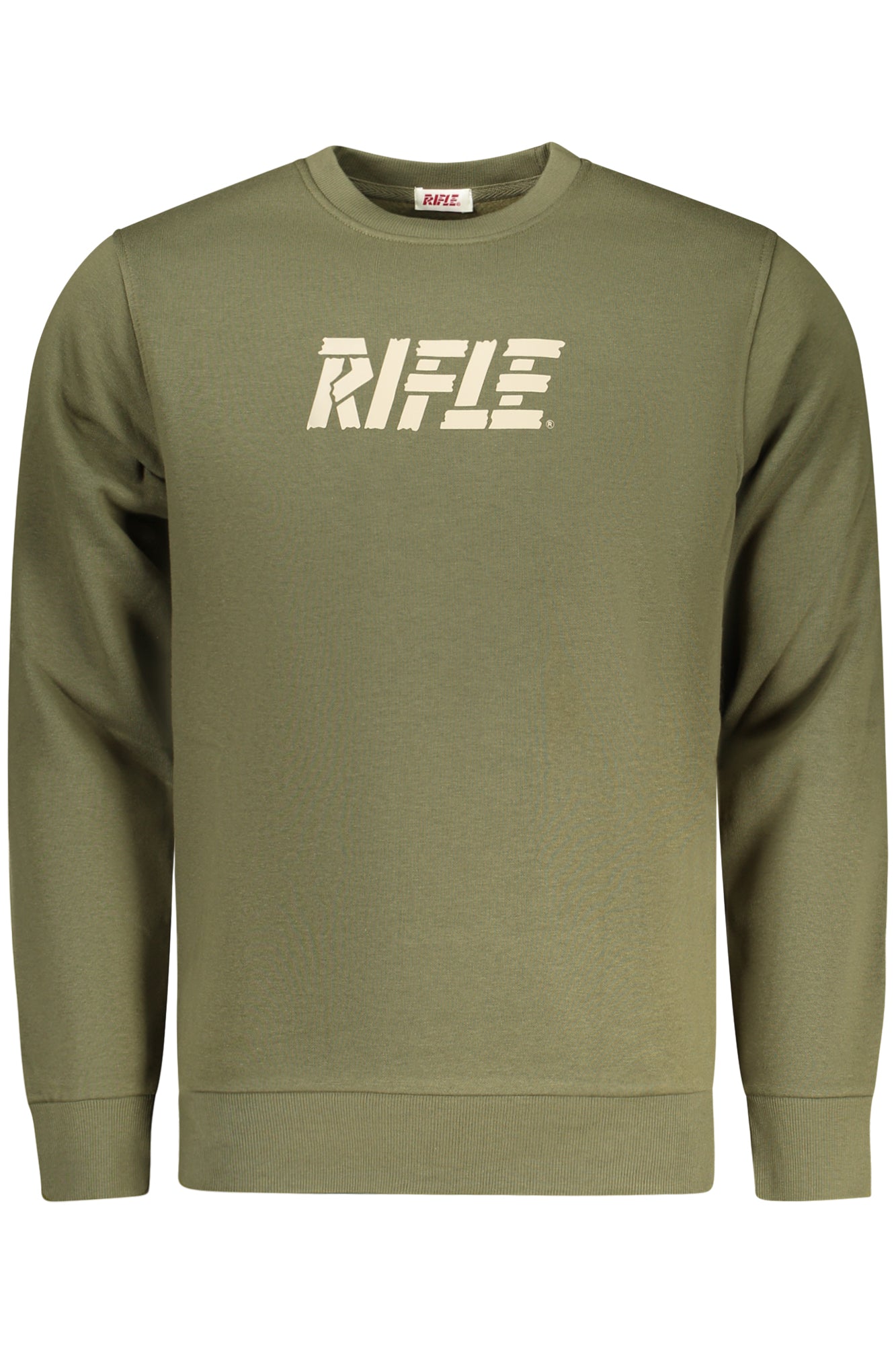 RIFLE FELPA SENZA ZIP UOMO VERDE