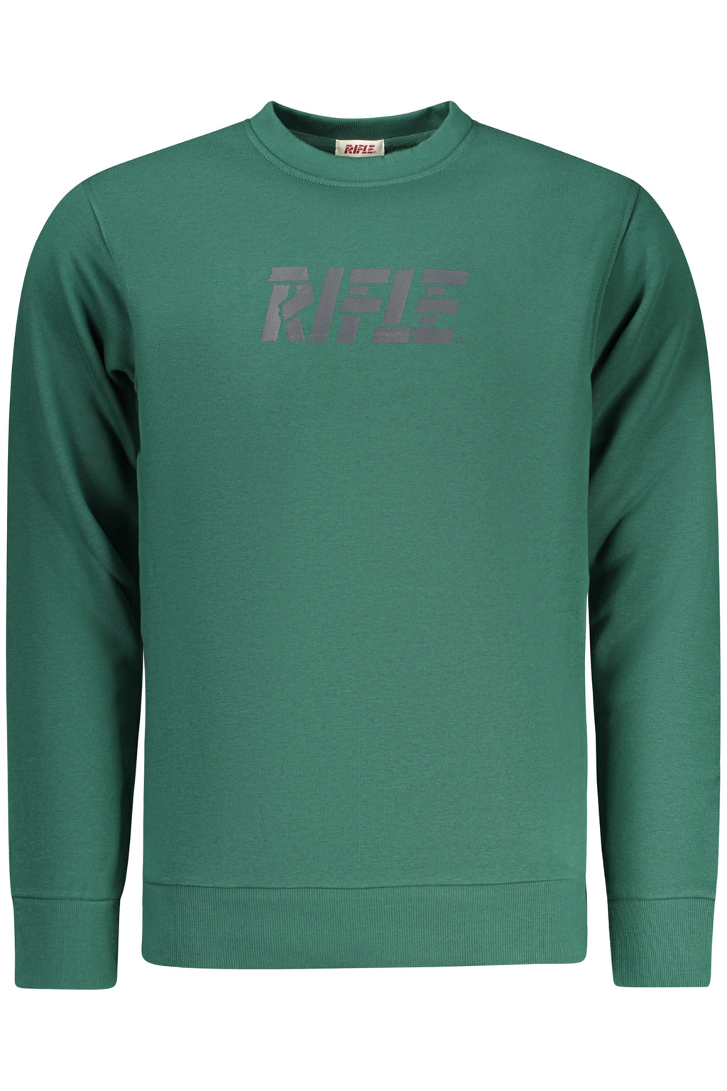 RIFLE FELPA SENZA ZIP UOMO VERDE