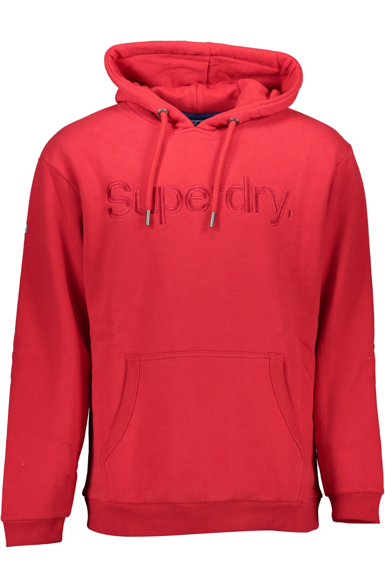 SUPERDRY MEN'S RED ZIP-UP SWEATSHIRT 