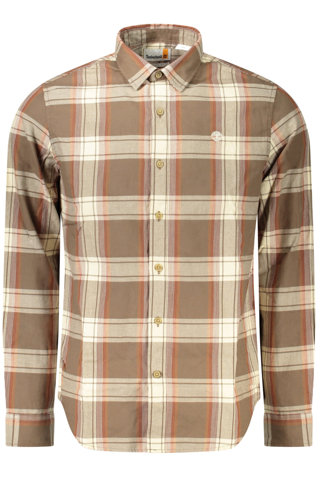 CAMISA DE MANGA LARGA PARA HOMBRE TIMBERLAND, MARRÓN 