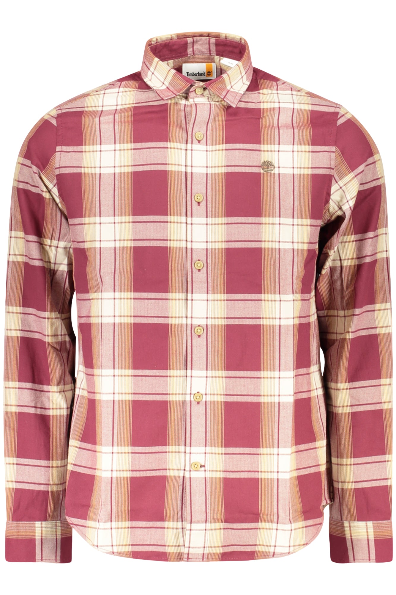 CAMISA DE MANGA LARGA PARA HOMBRE TIMBERLAND, ROJA 