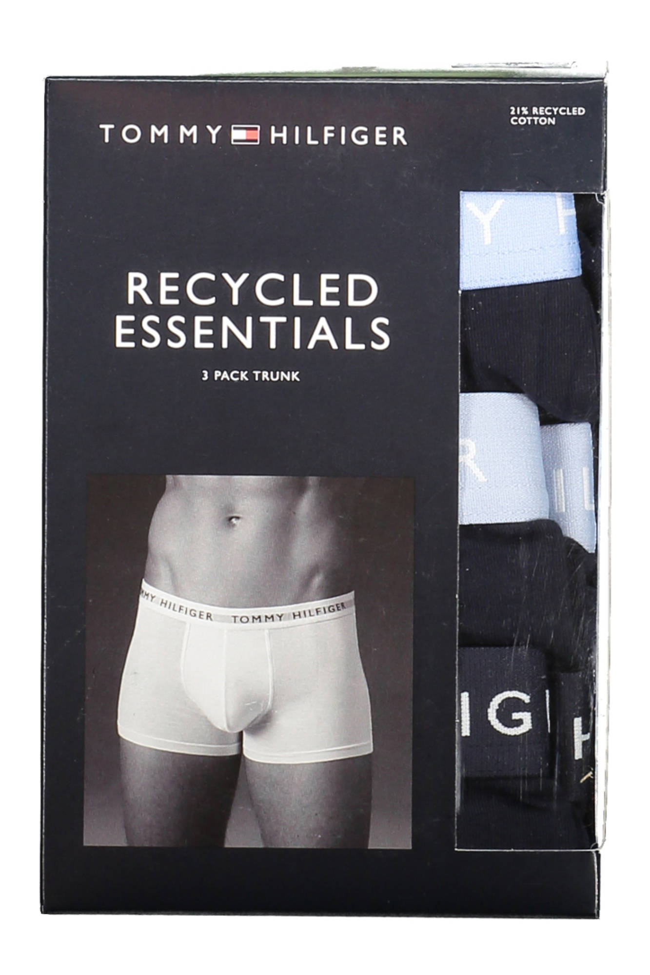 TOMMY HILFIGER MEN'S BLACK BOXER 