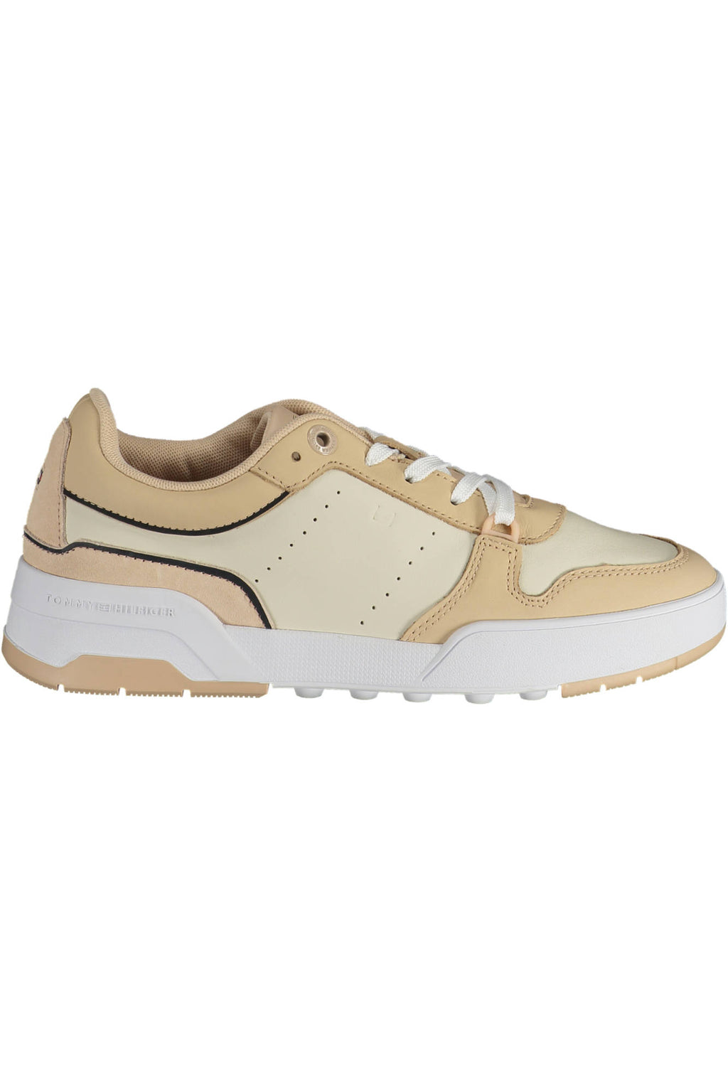 ZAPATOS DEPORTIVOS TOMMY HILFIGER BEIGE PARA MUJER 