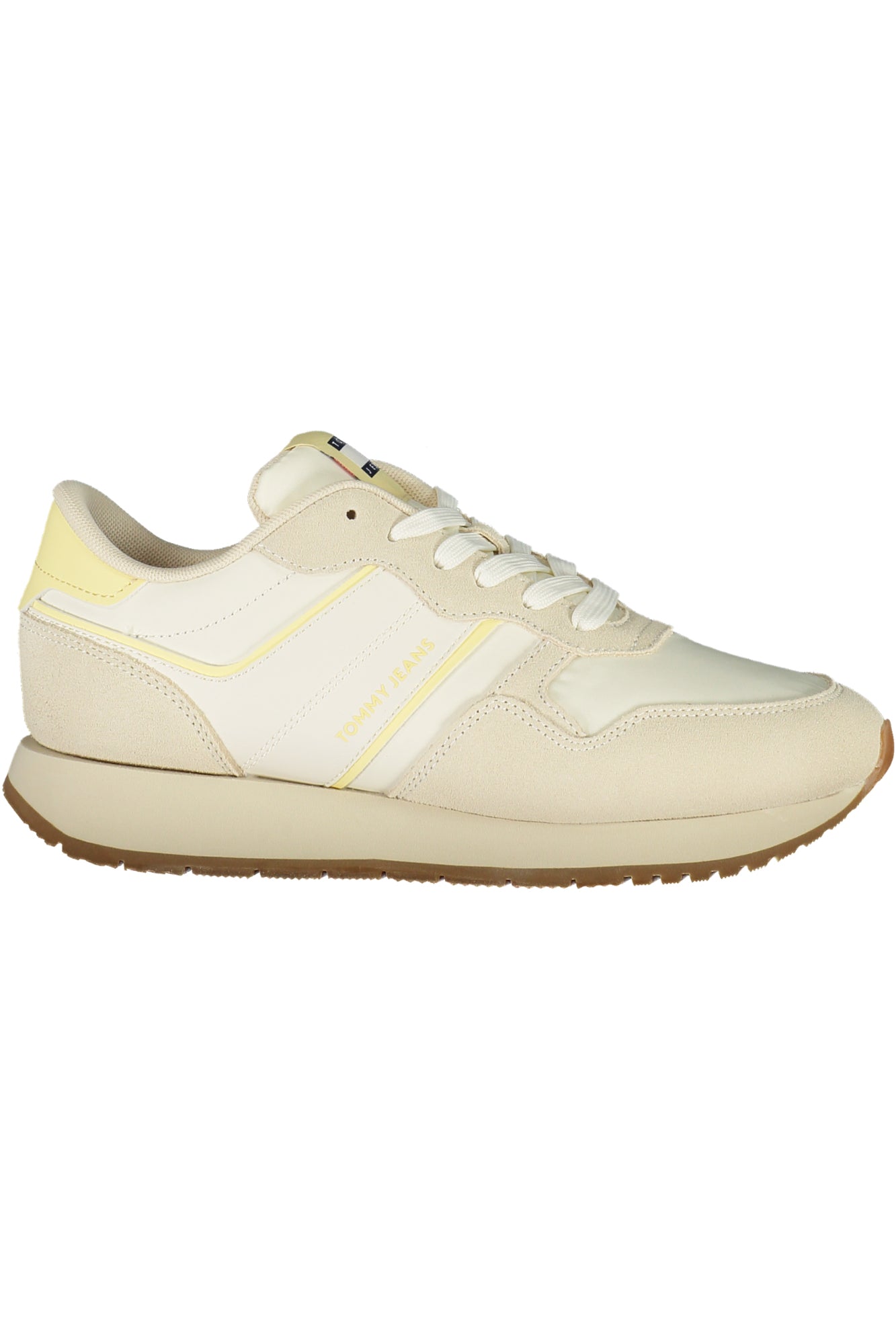 TOMMY HILFIGER WOMEN'S BEIGE SPORTS SHOES 