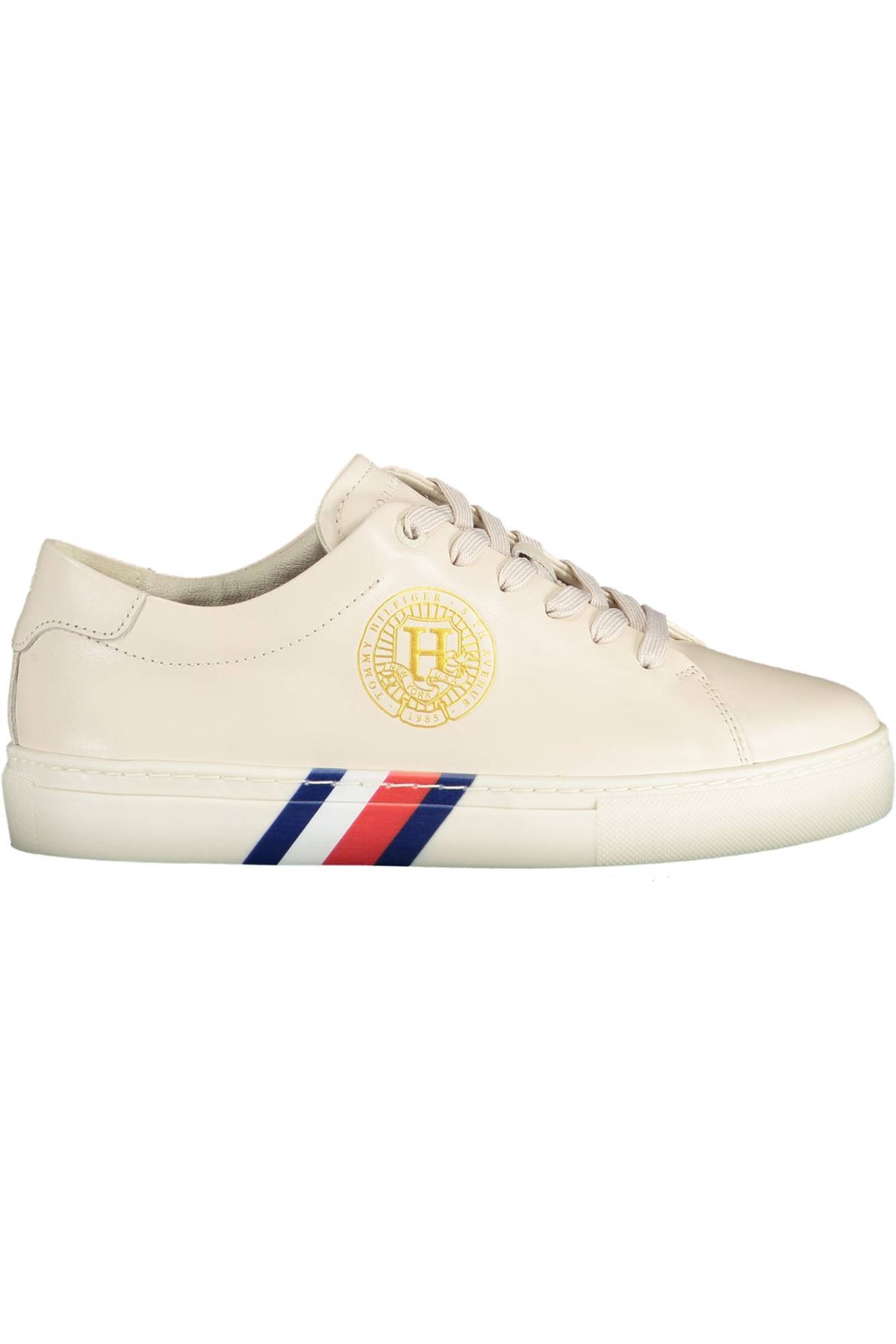 TOMMY HILFIGER WOMEN'S BEIGE SPORTS SHOES 