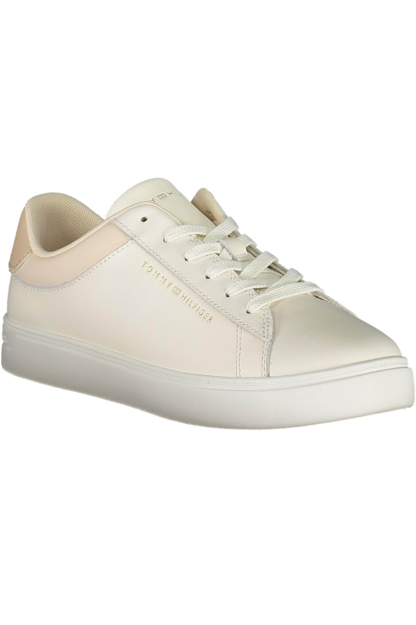TOMMY HILFIGER WOMEN'S BEIGE SPORTS SHOES 