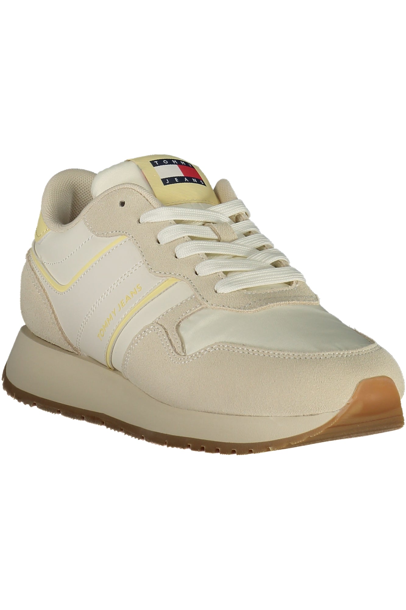 TOMMY HILFIGER WOMEN'S BEIGE SPORTS SHOES 
