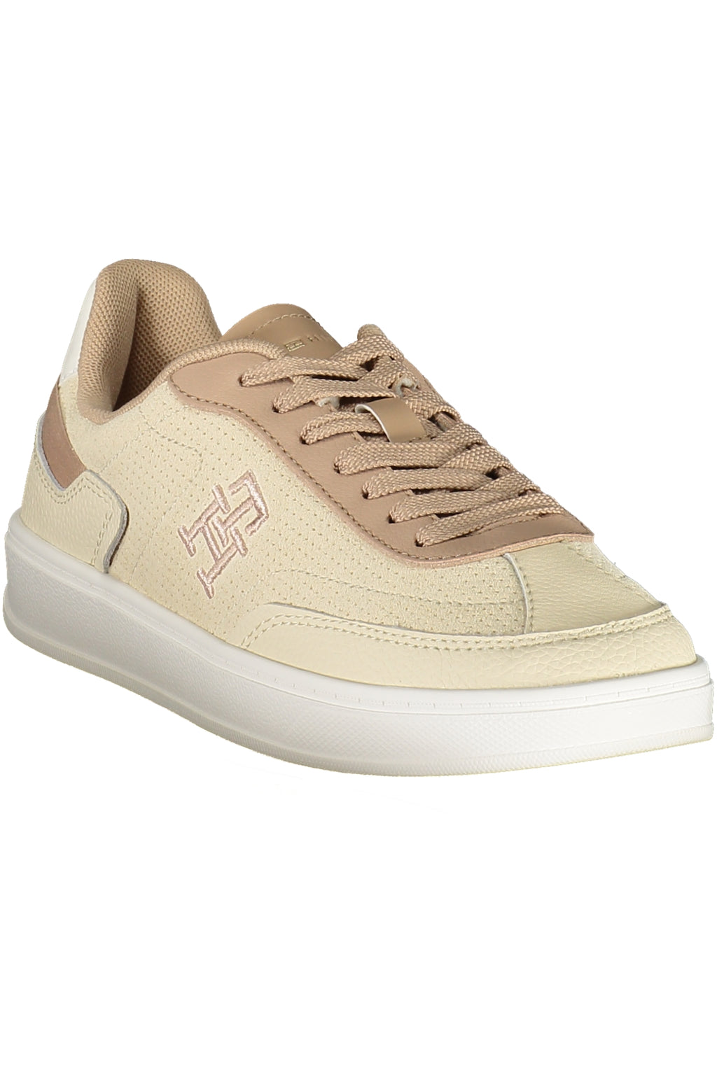 TOMMY HILFIGER WOMEN'S BEIGE SPORTS SHOES 