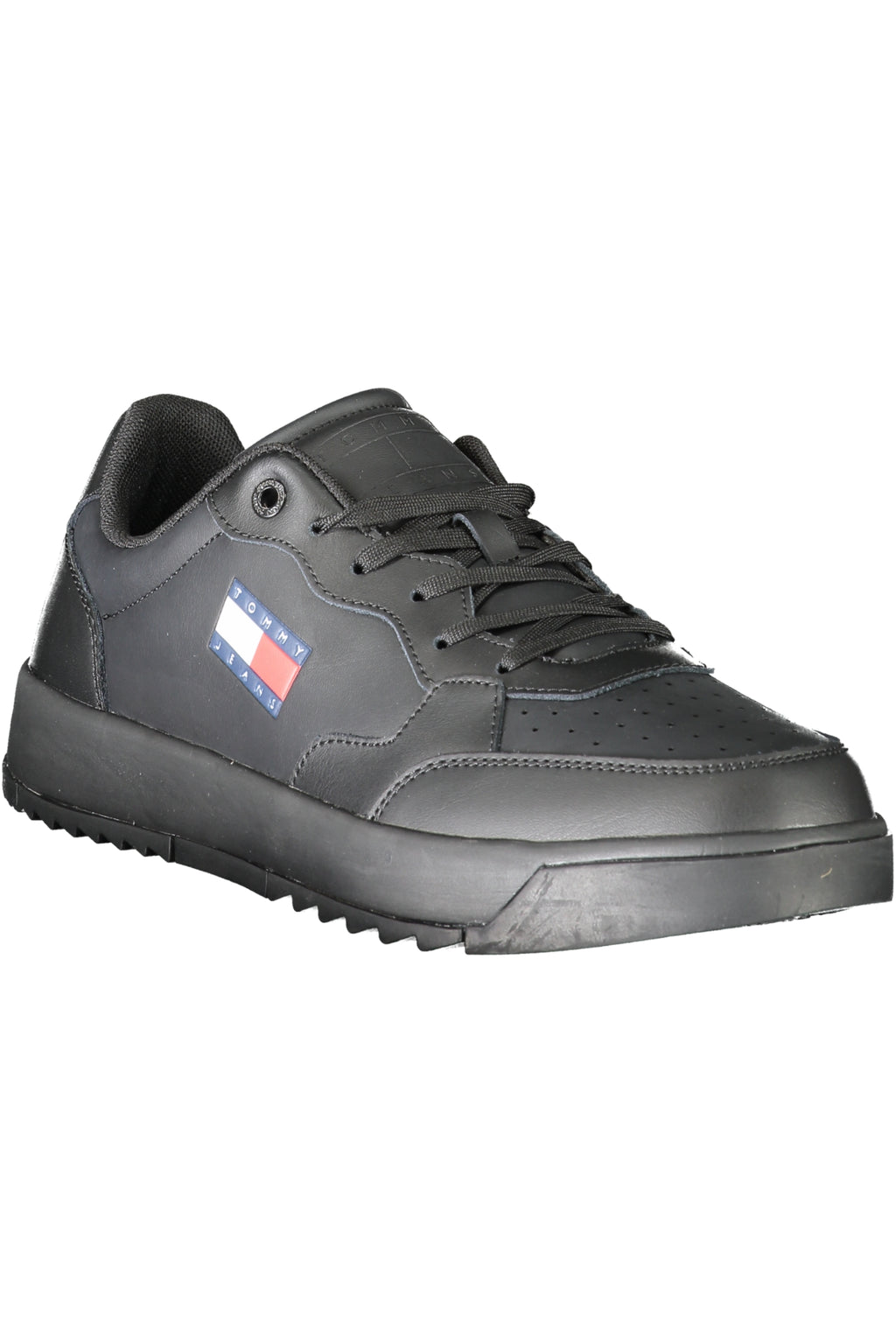 TOMMY HILFIGER MEN'S BLACK SPORTS SHOES 