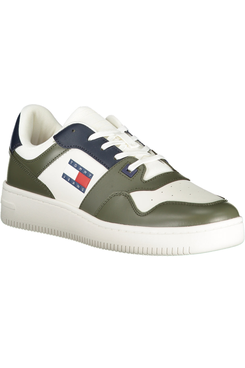 TOMMY HILFIGER MEN'S GREEN SPORTS SHOES 