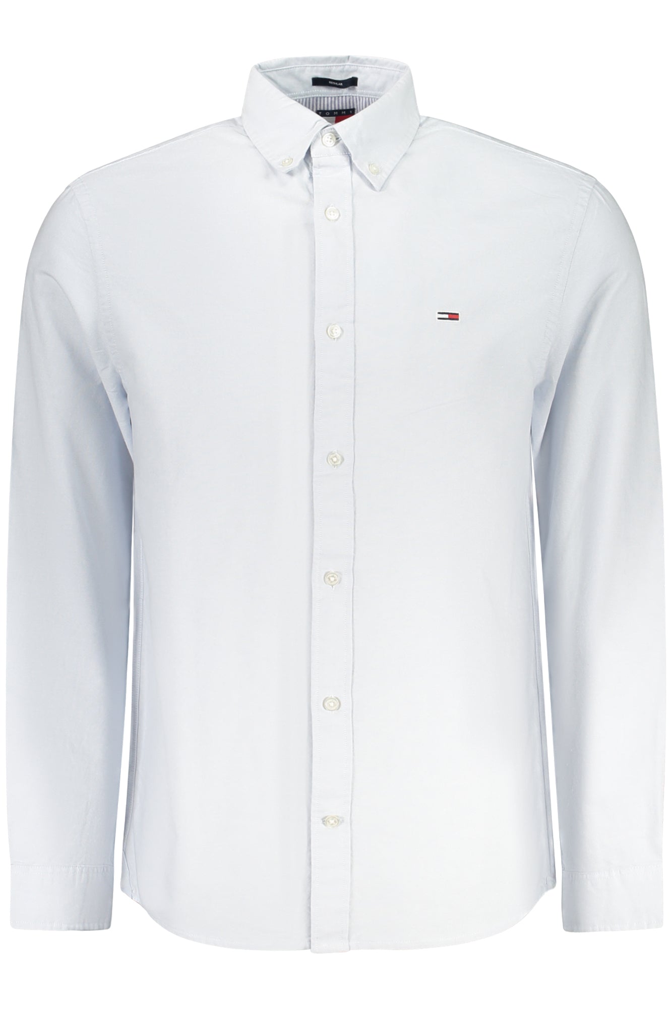 TOMMY HILFIGER MEN'S LONG-SLEEVED SHIRT, BLUE 