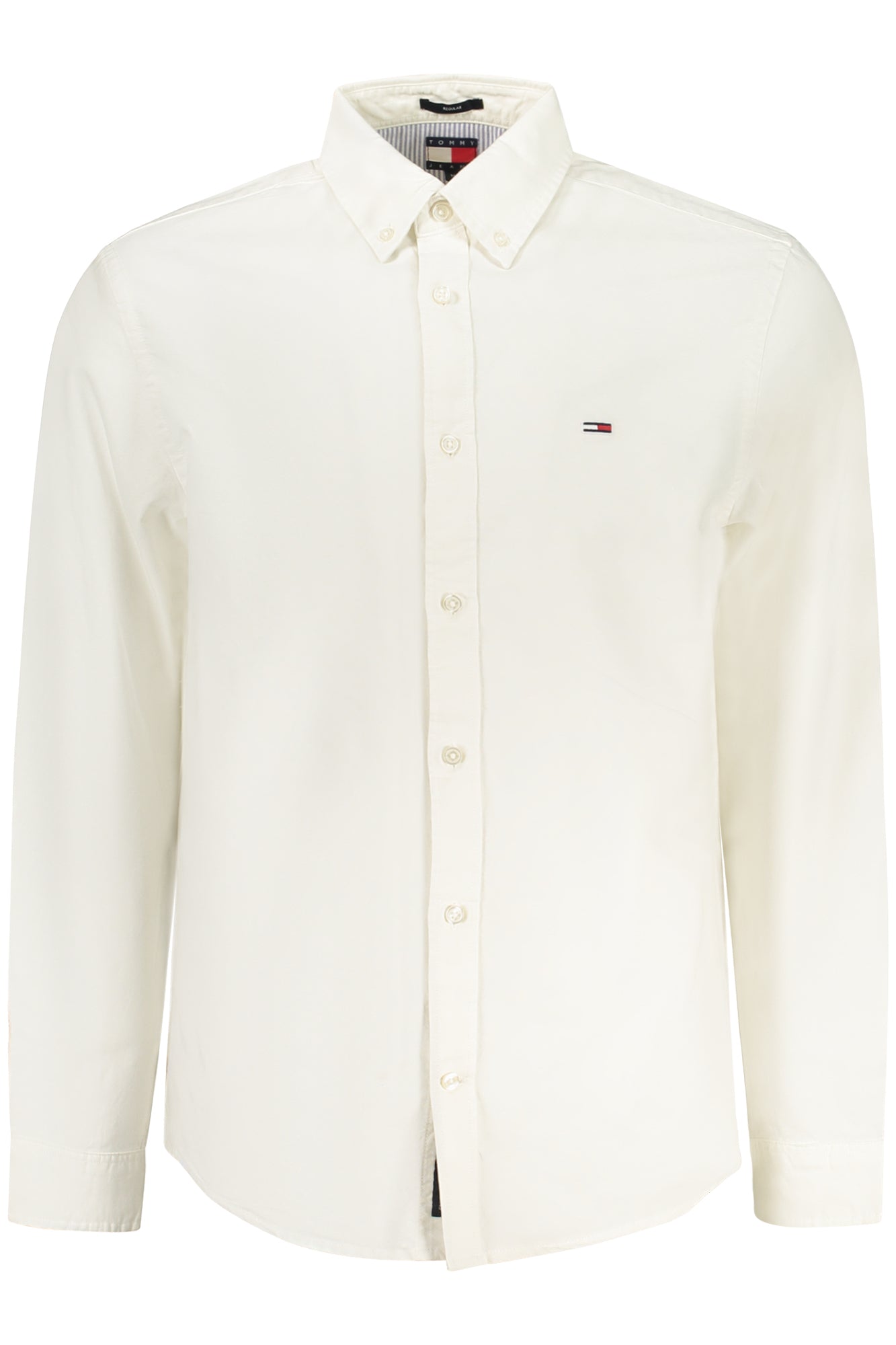 TOMMY HILFIGER MEN'S LONG-SLEEVED SHIRT WHITE 