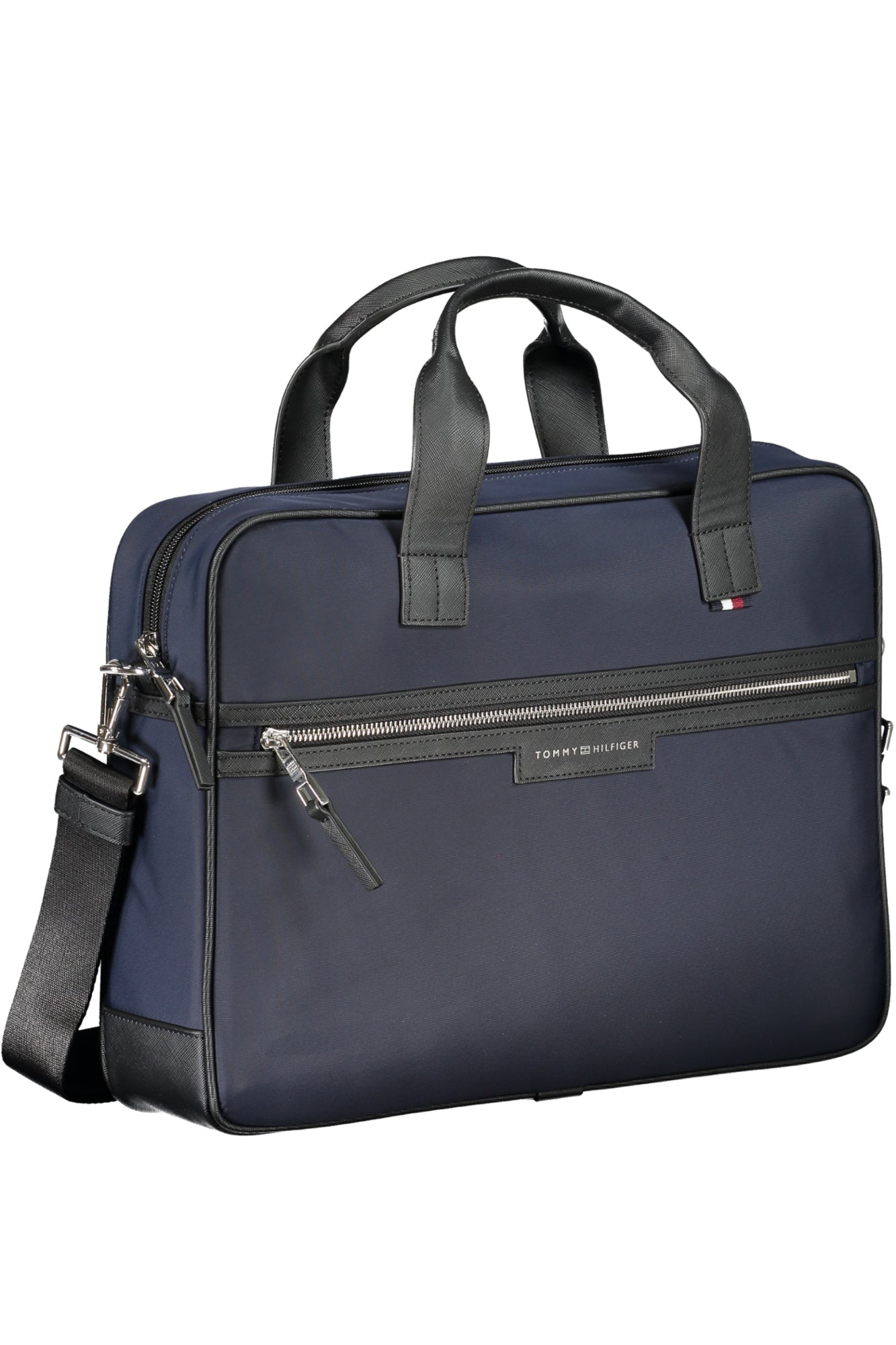 TOMMY HILFIGER MEN'S BLUE BRIEFCASE 
