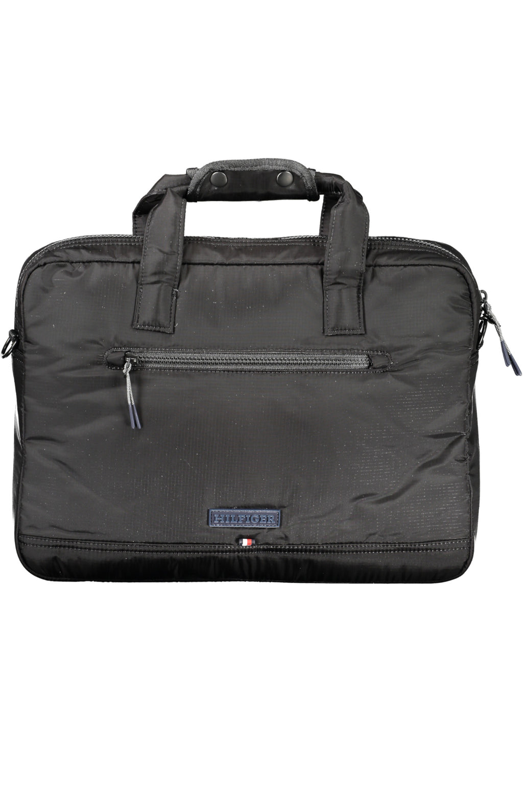 TOMMY HILFIGER MEN'S BLACK BRIEFCASE 