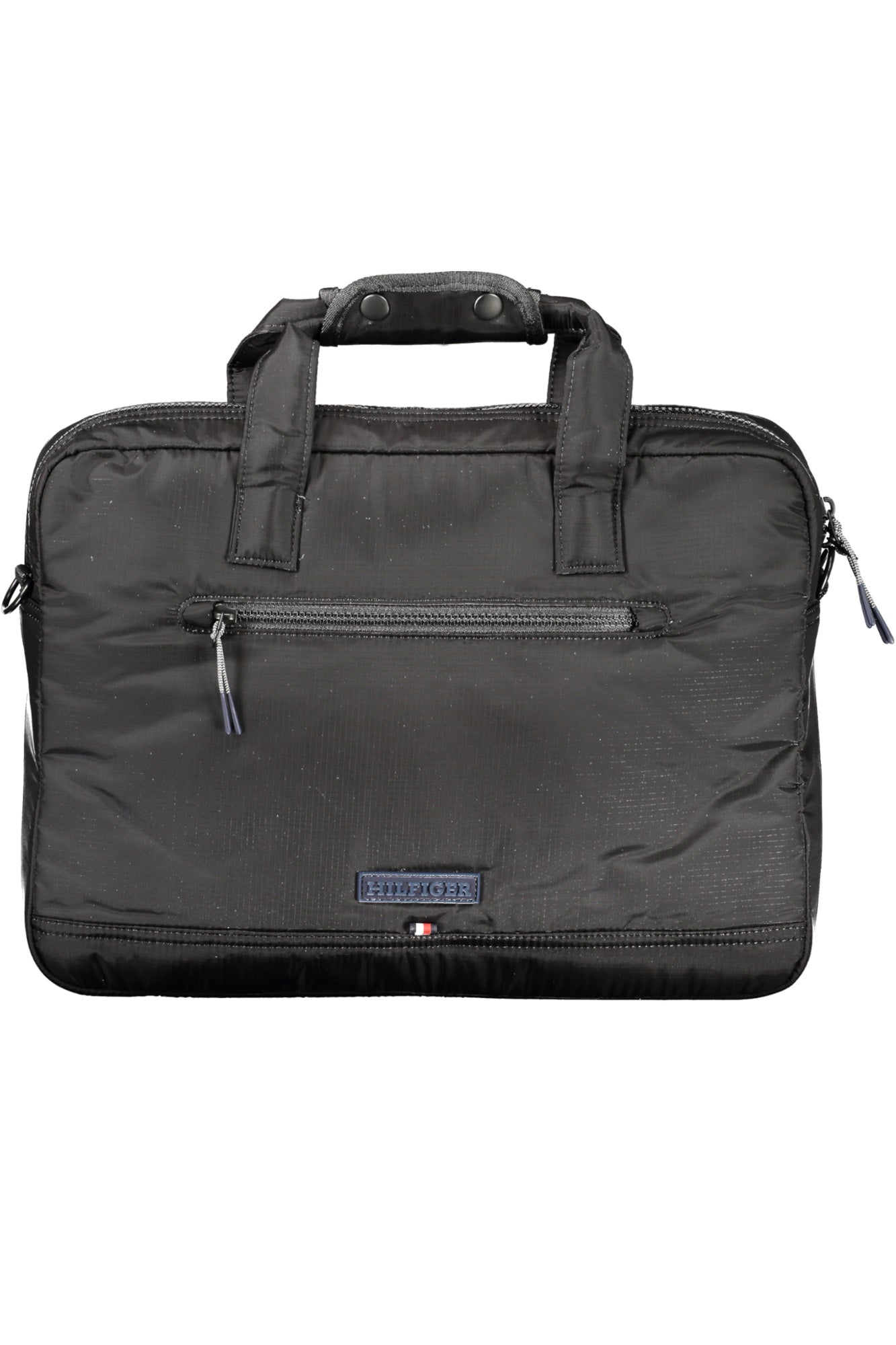 TOMMY HILFIGER MEN'S BLACK BRIEFCASE 