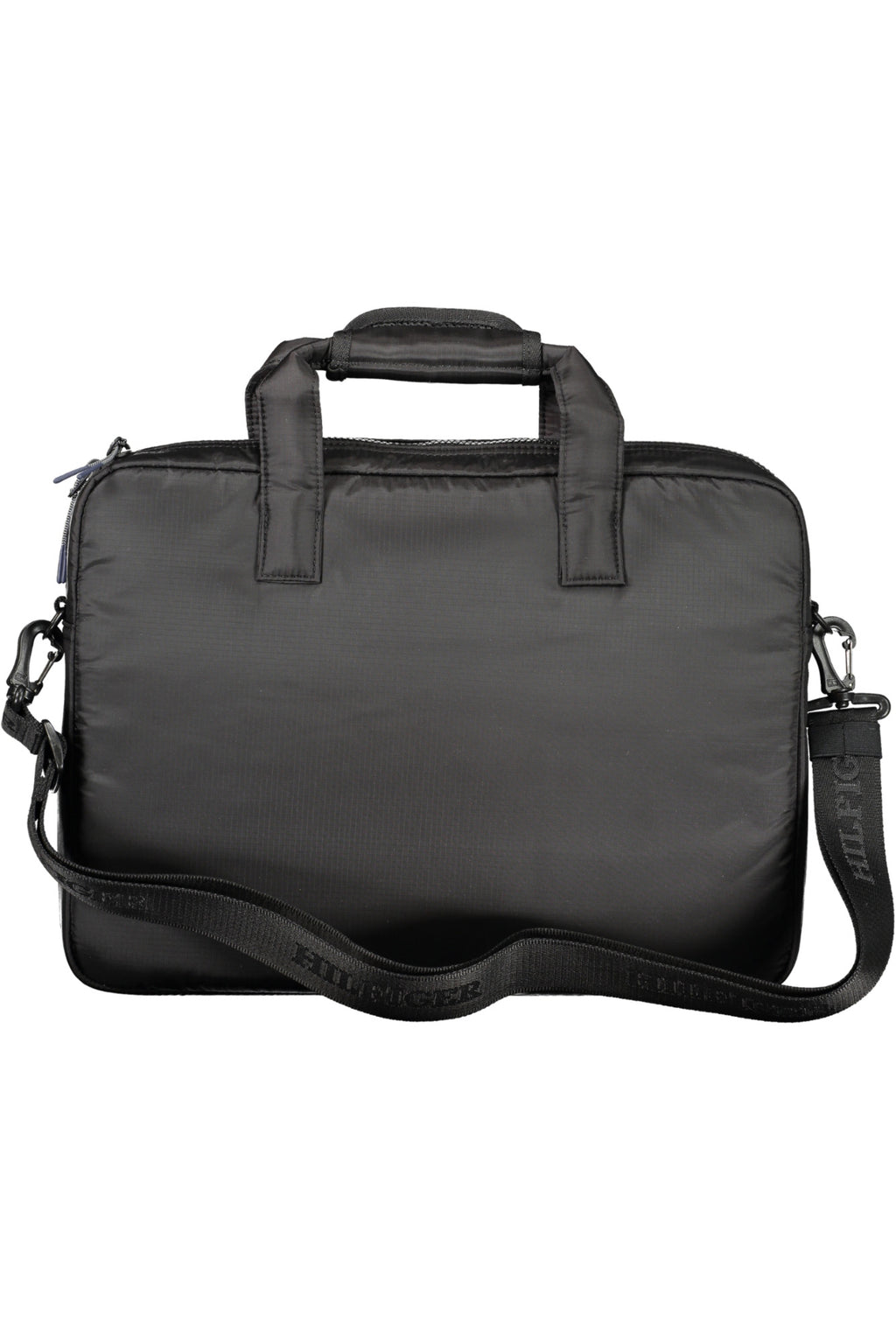 TOMMY HILFIGER MEN'S BLACK BRIEFCASE 