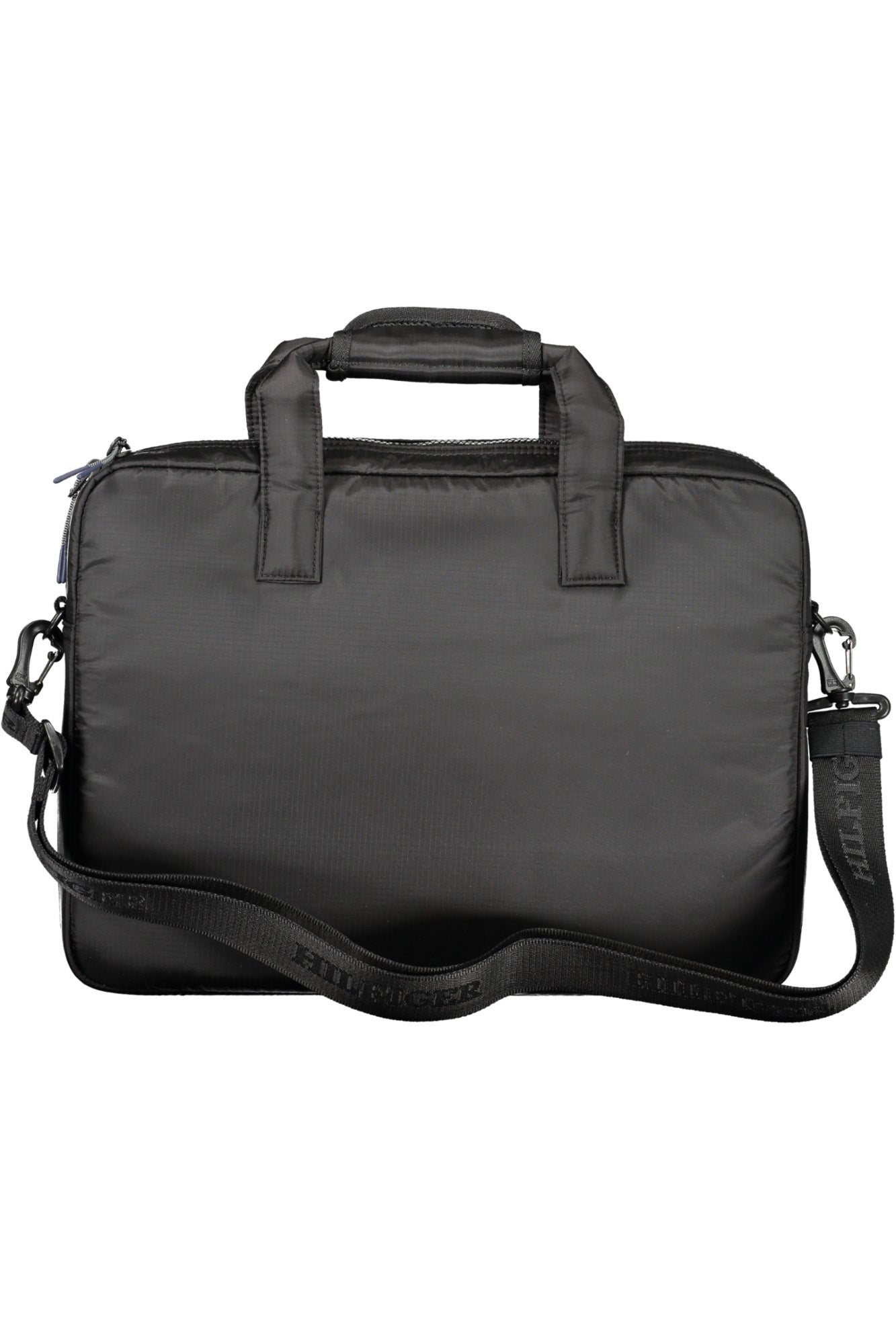 TOMMY HILFIGER MEN'S BLACK BRIEFCASE 