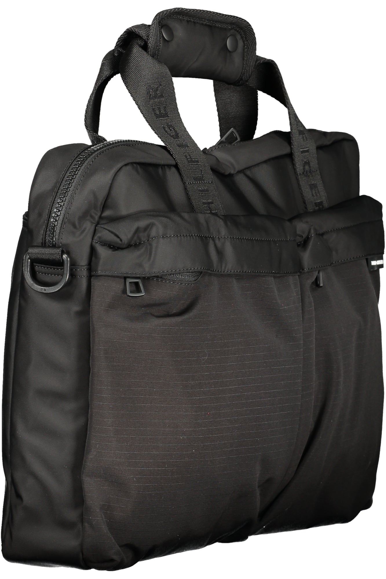 TOMMY HILFIGER MEN'S BLACK BRIEFCASE 