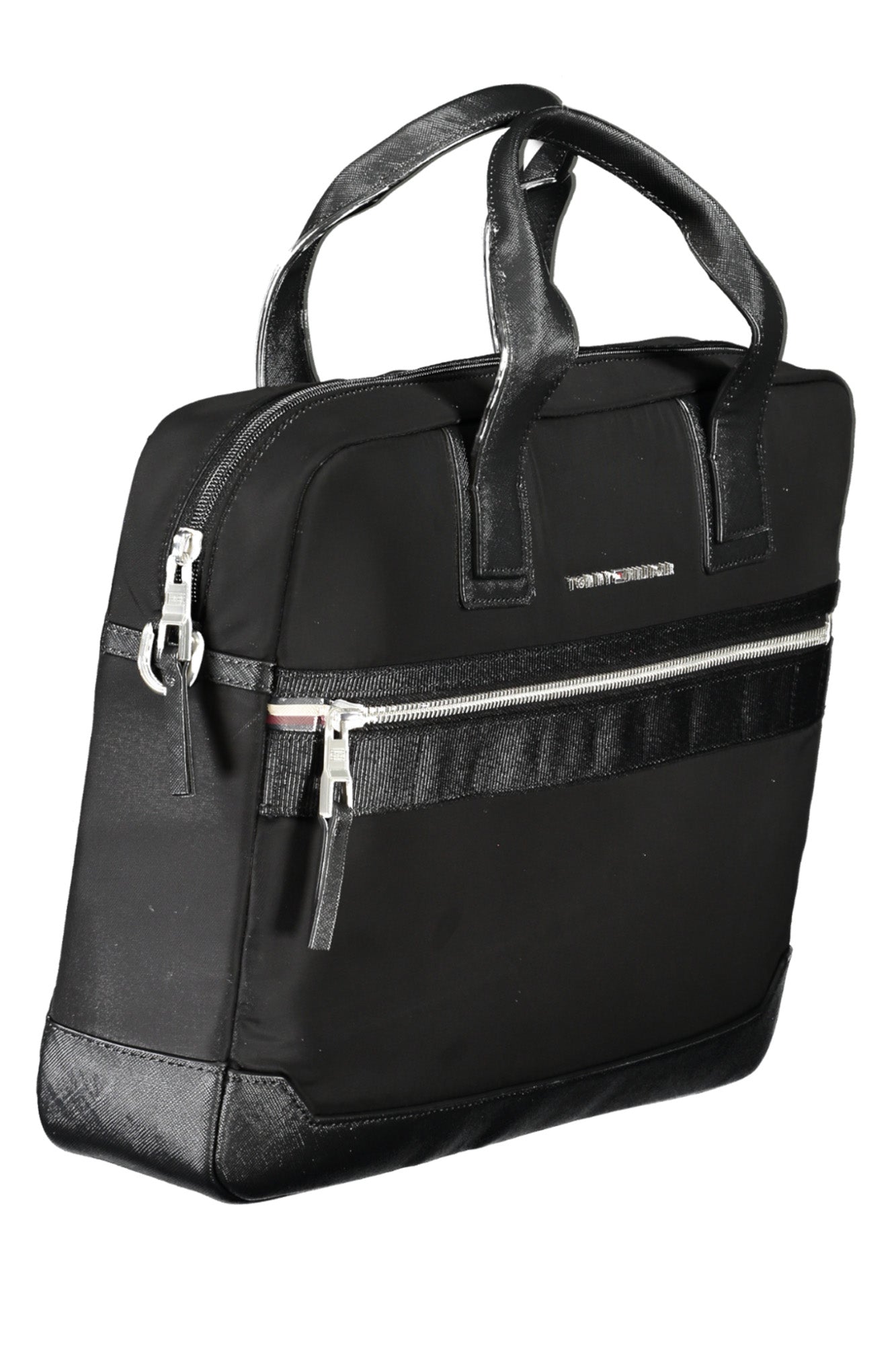 TOMMY HILFIGER MEN'S BLACK BRIEFCASE 