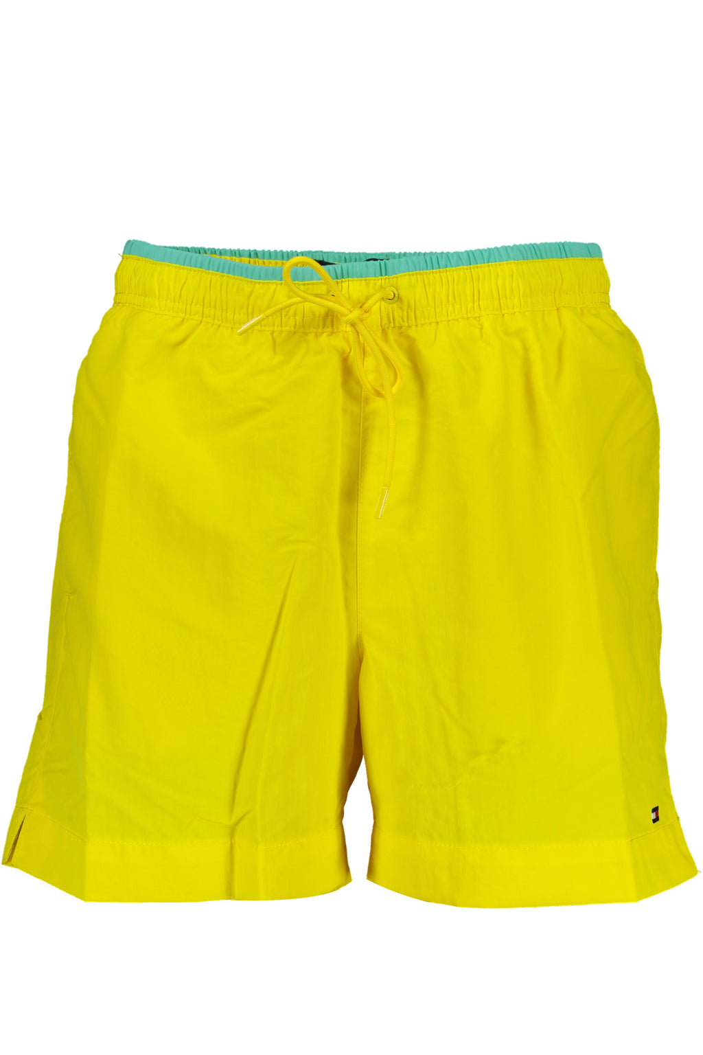 TOMMY HILFIGER MEN'S YELLOW BOTTOM SWIMSUIT 
