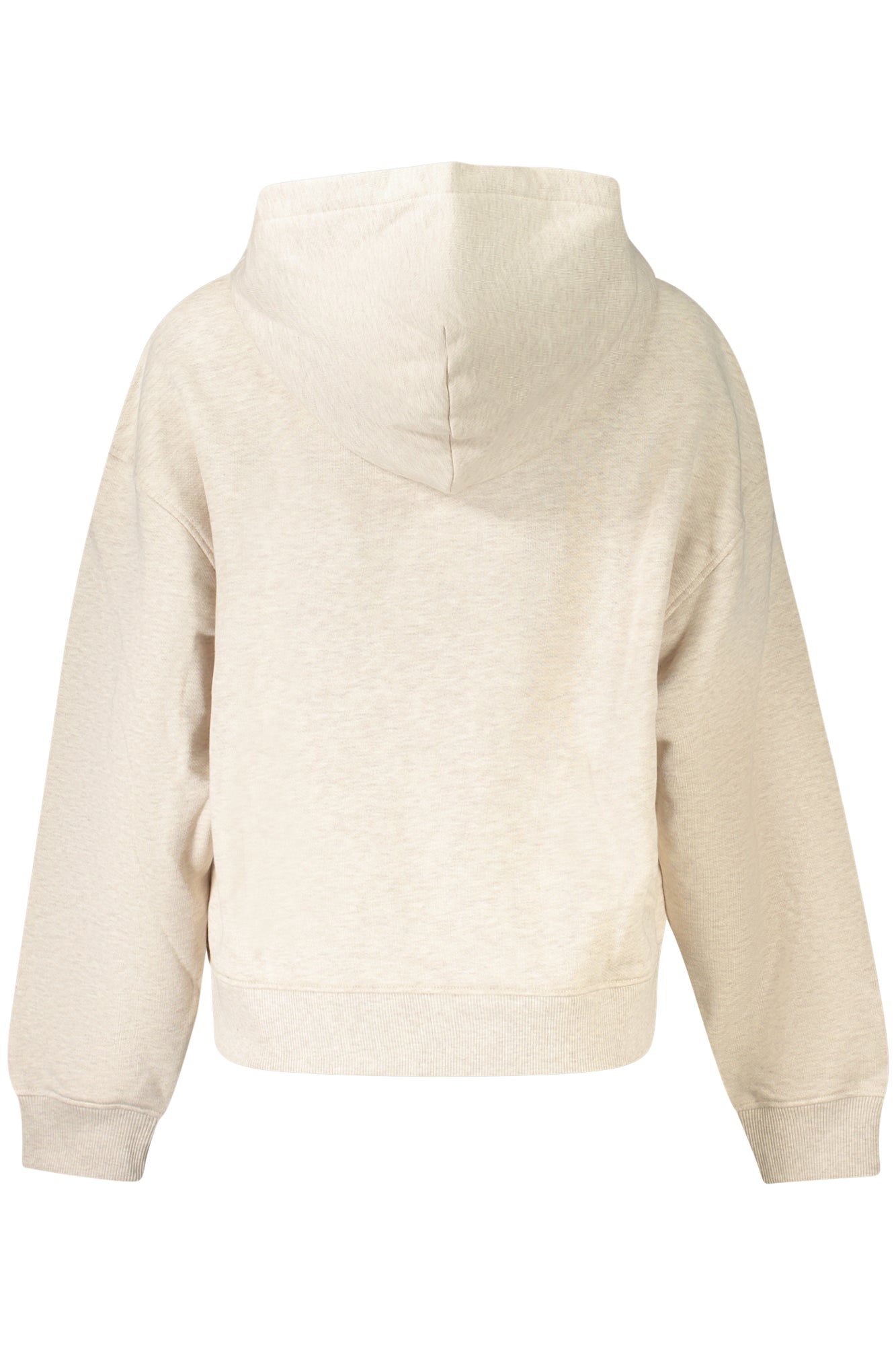 SUDADERA TOMMY HILFIGER BEIGE CON CREMALLERA PARA MUJER 