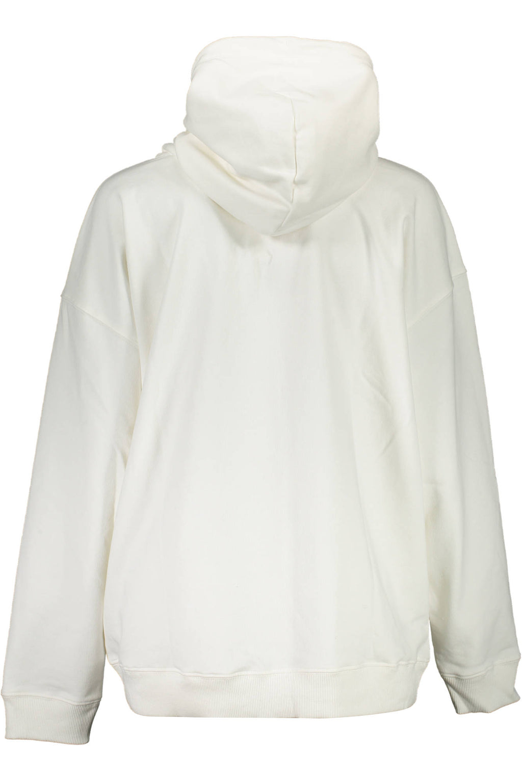 TOMMY HILFIGER WOMEN'S WHITE ZIP-UP SWEATSHIRT 