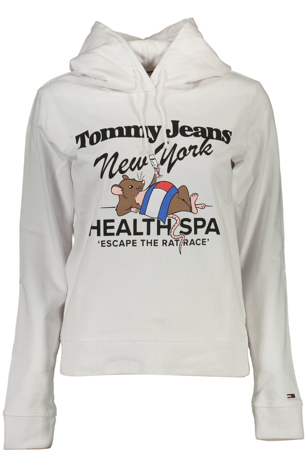 SUDADERA CON CREMALLERA TOMMY HILFIGER PARA MUJER BLANCA 