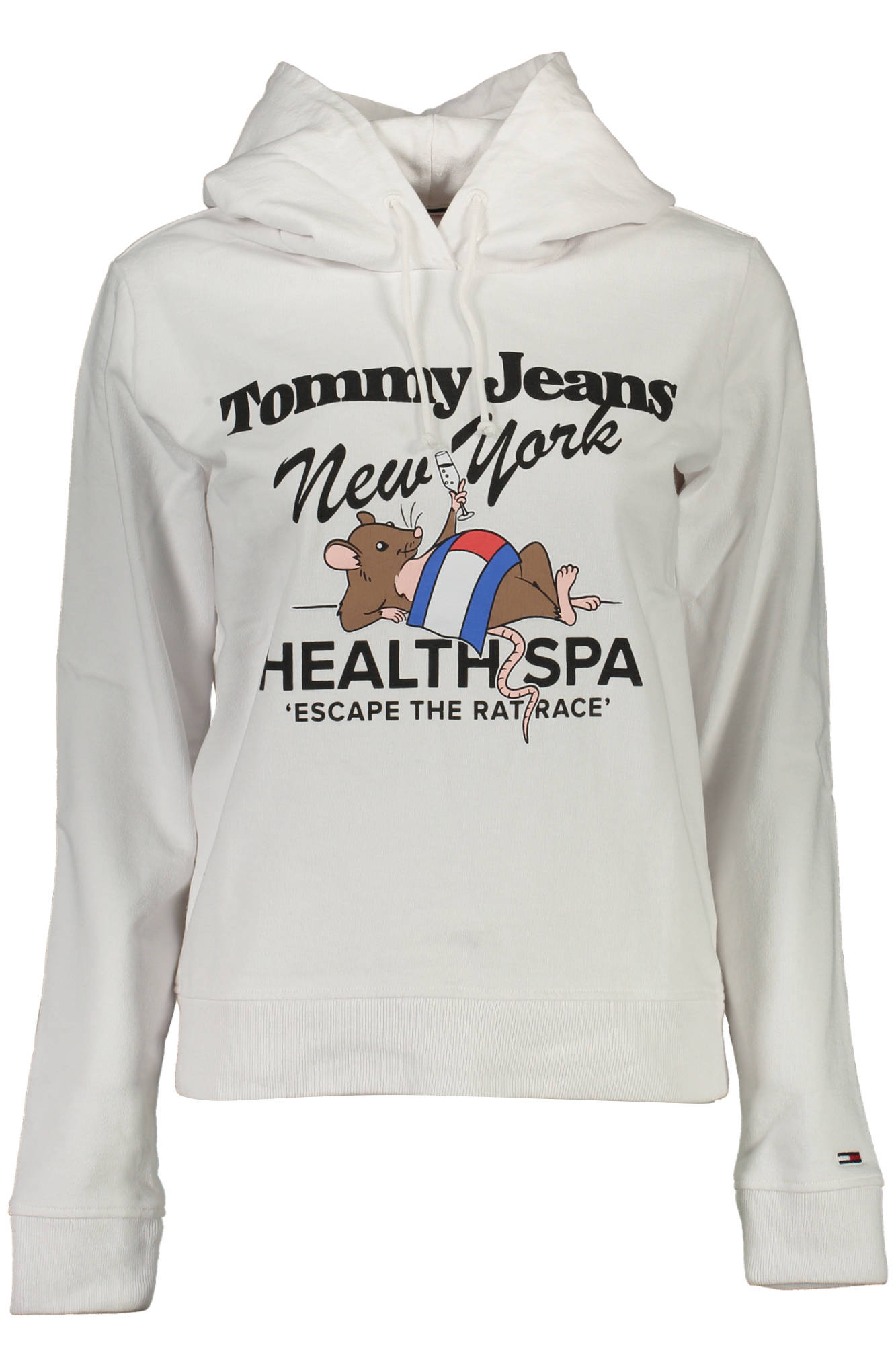 SUDADERA CON CREMALLERA TOMMY HILFIGER PARA MUJER BLANCA 