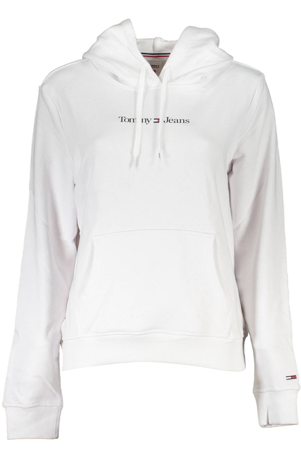 TOMMY HILFIGER WOMEN'S ZIP-UP SWEATSHIRT WHITE 