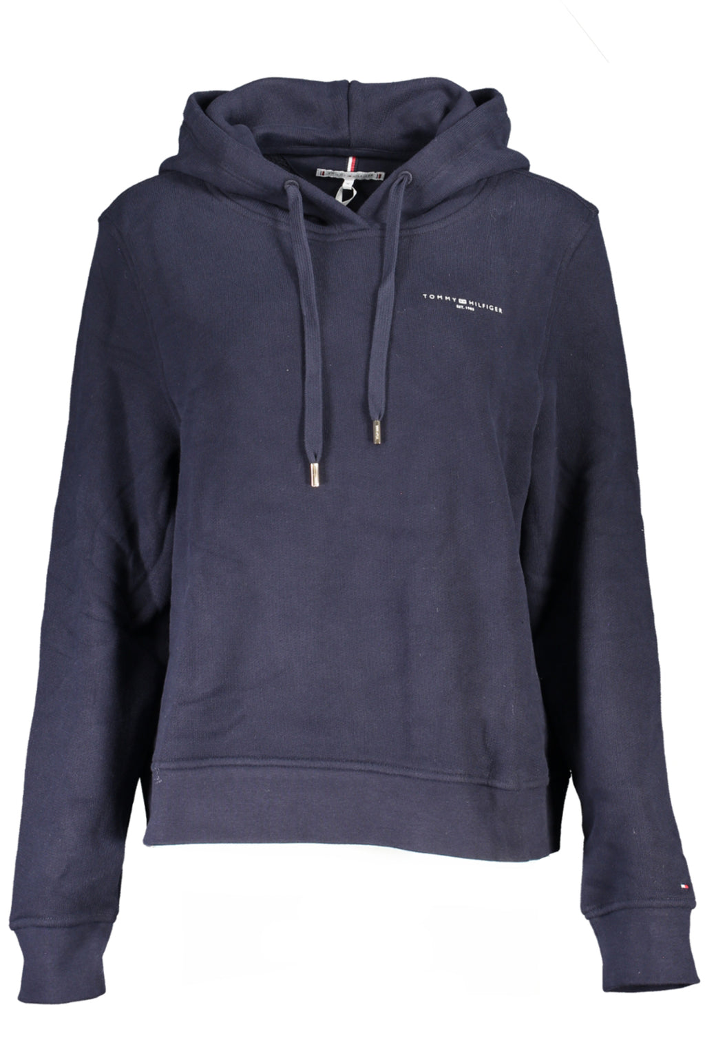 TOMMY HILFIGER WOMEN'S BLUE ZIP-UP SWEATSHIRT 