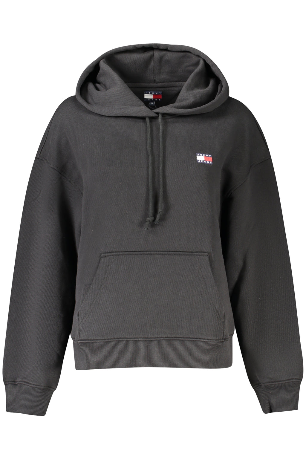 SUDADERA TOMMY HILFIGER NEGRA CON CREMALLERA PARA MUJER 