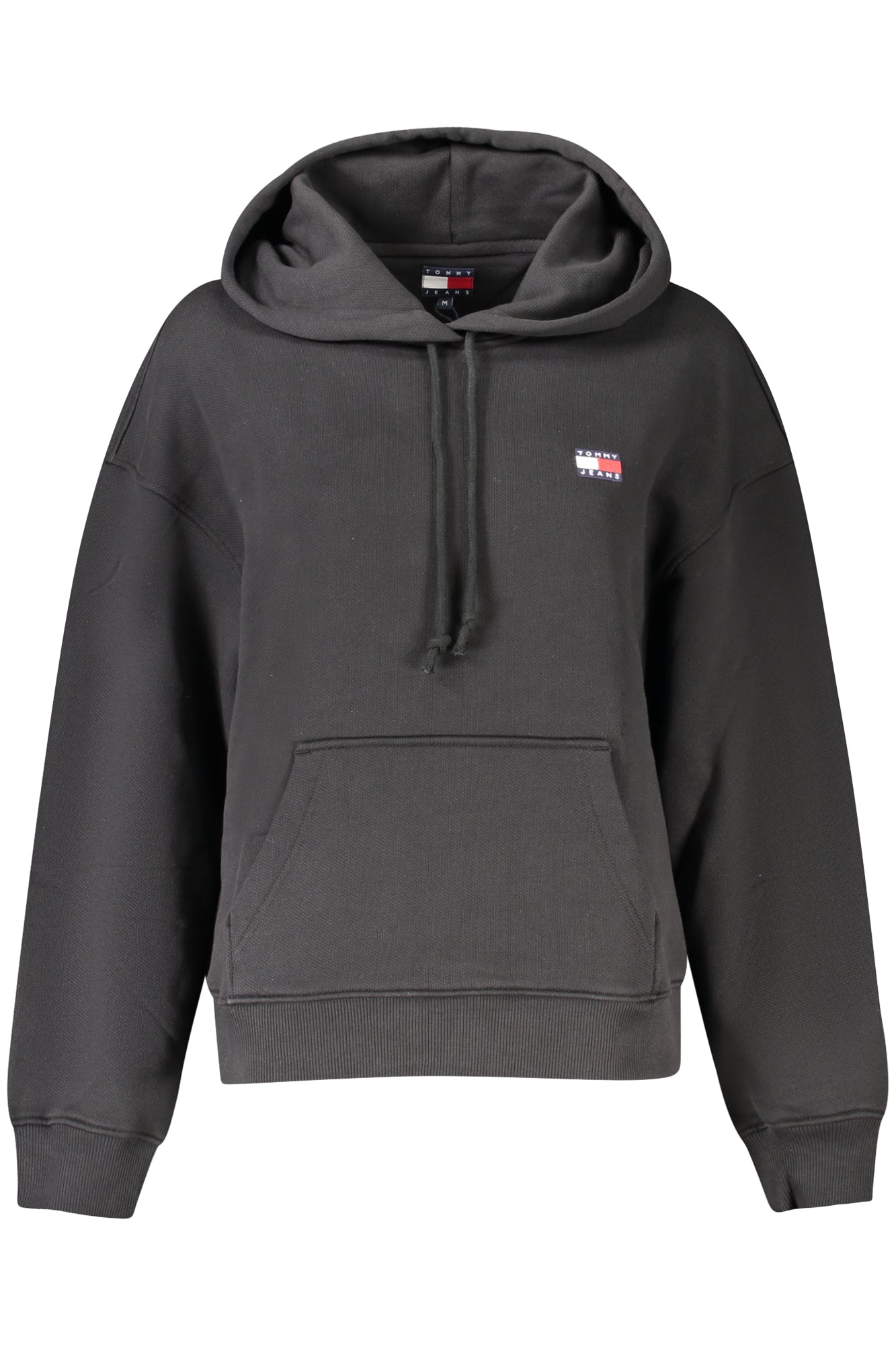 SUDADERA TOMMY HILFIGER NEGRA CON CREMALLERA PARA MUJER 