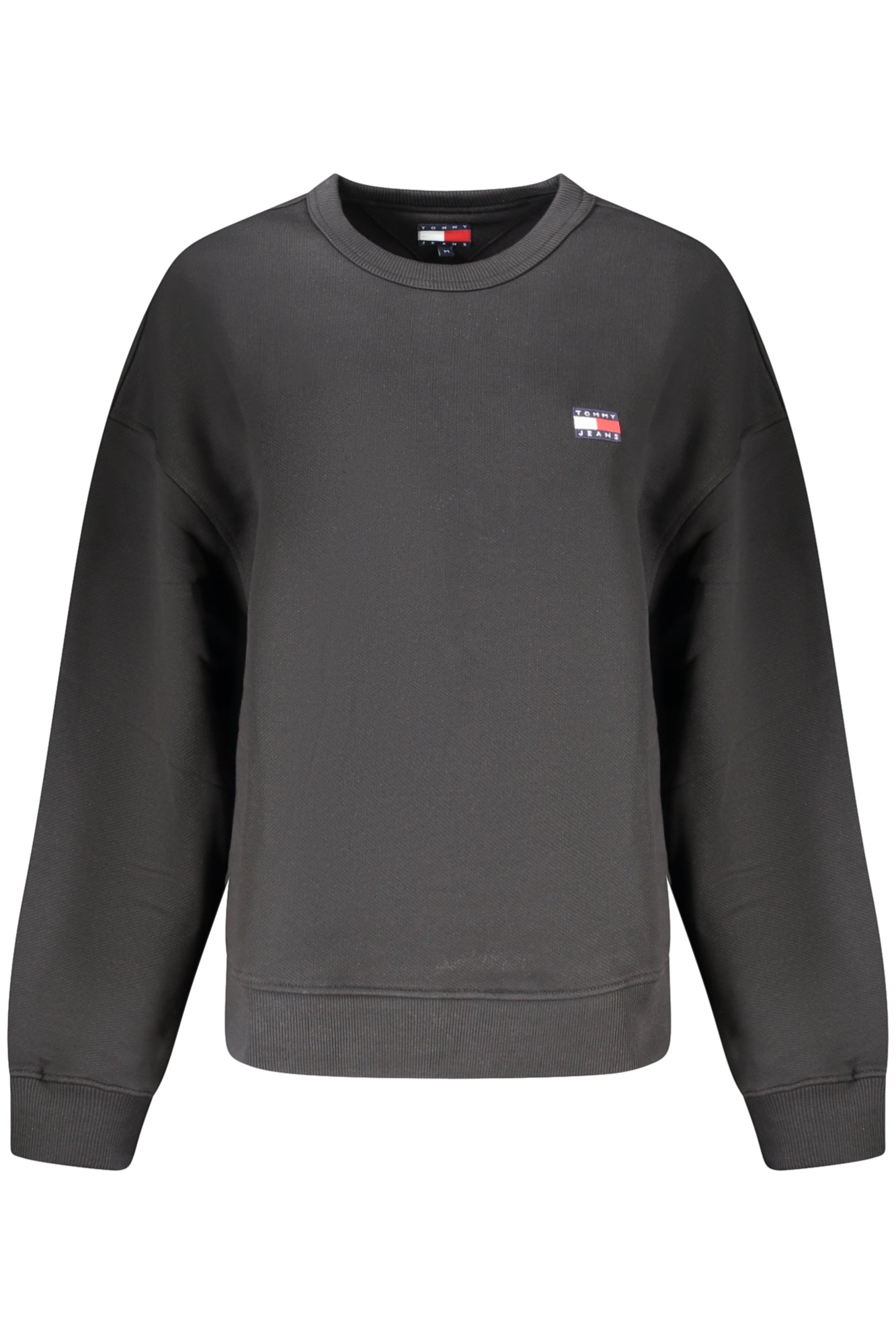 SUDADERA TOMMY HILFIGER NEGRA CON CREMALLERA PARA MUJER 