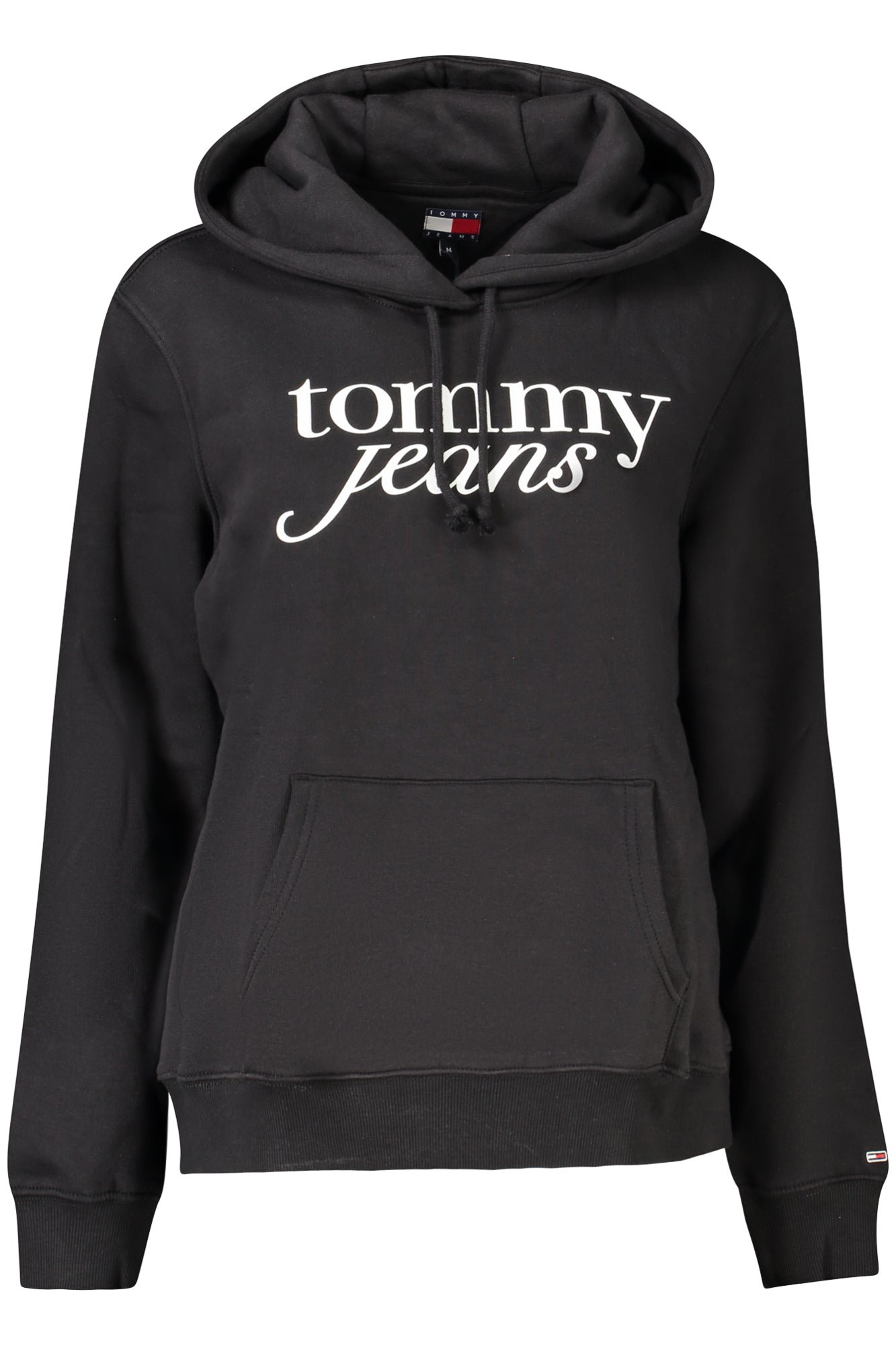 SUDADERA TOMMY HILFIGER NEGRA CON CREMALLERA PARA MUJER 