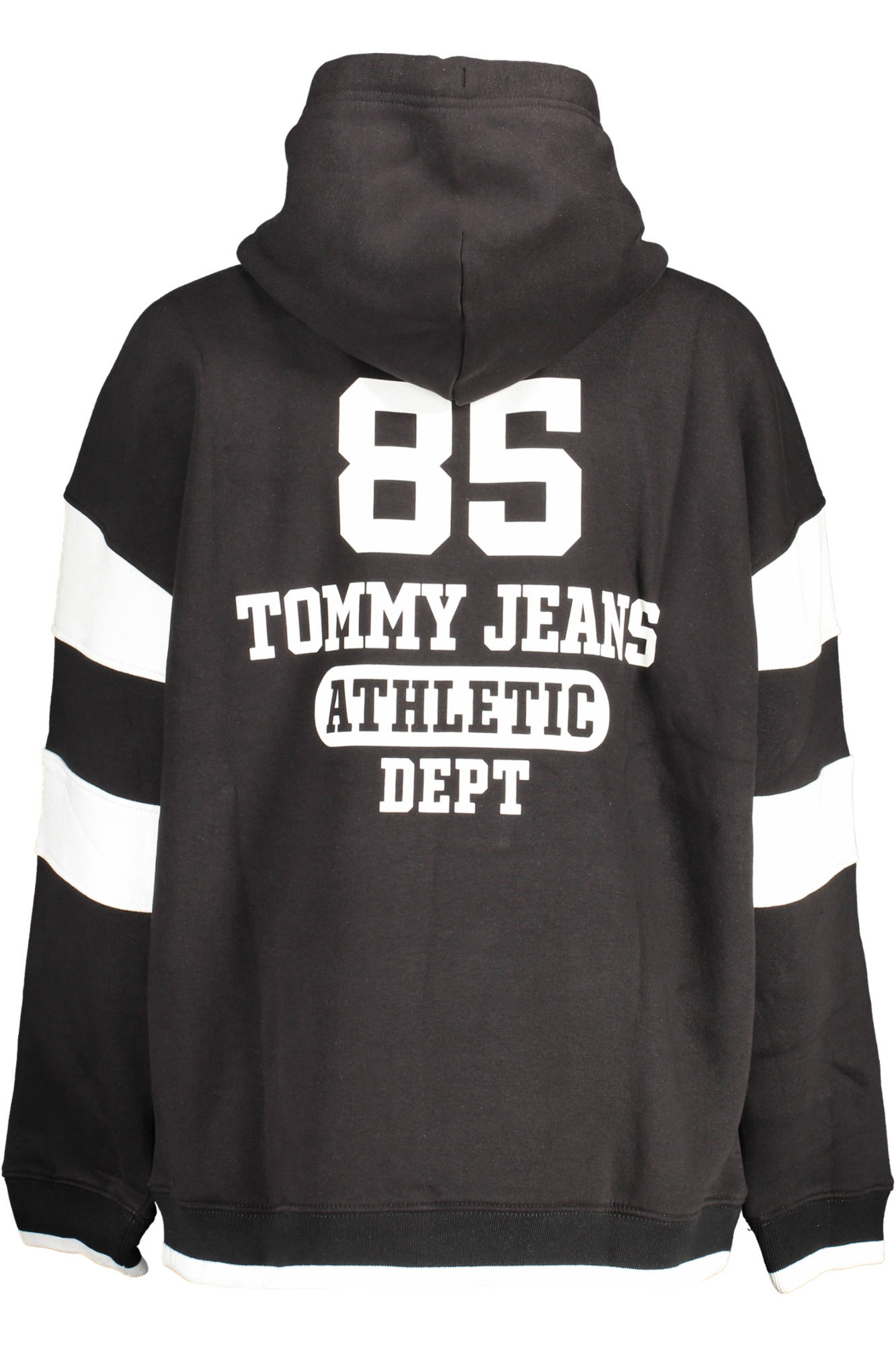 TOMMY HILFIGER WOMEN'S BLACK ZIP-UP SWEATSHIRT 