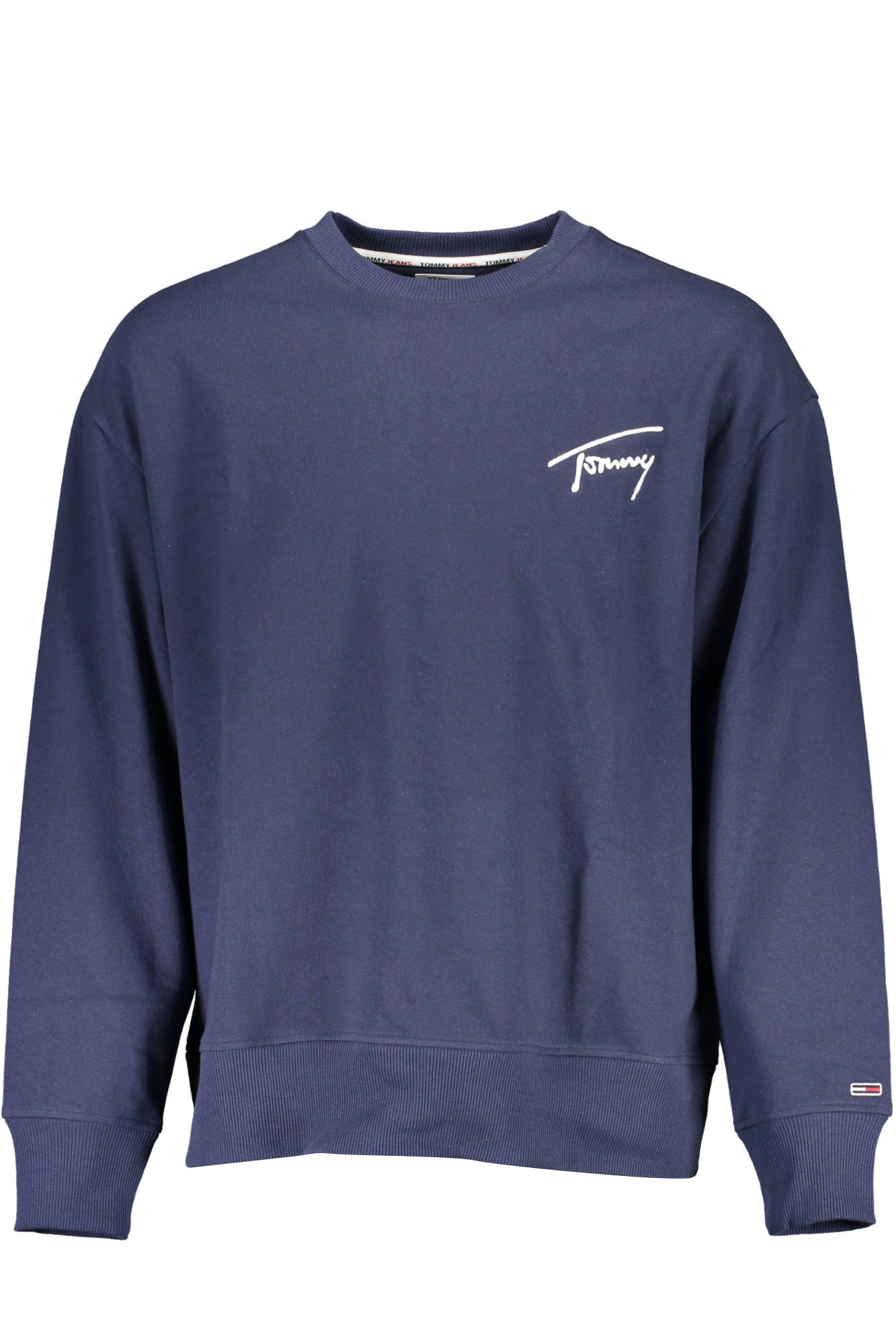 TOMMY HILFIGER MEN'S BLUE ZIP-UP SWEATSHIRT 