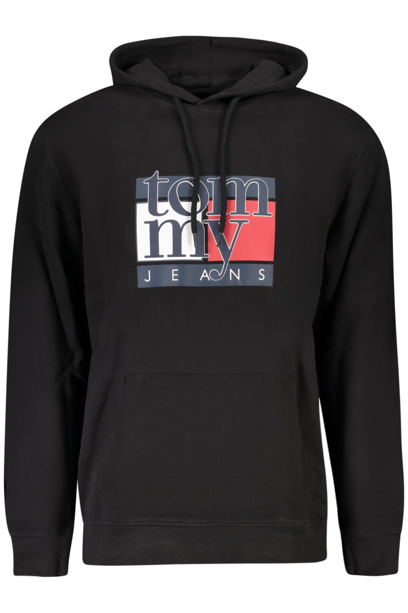 TOMMY HILFIGER FELPA SENZA ZIP UOMO NERO