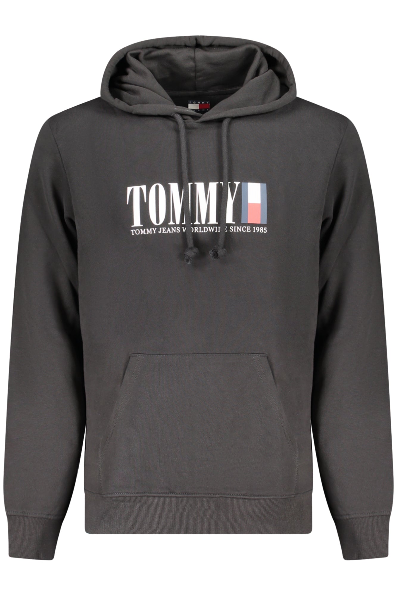 TOMMY HILFIGER FELPA SENZA ZIP UOMO NERO
