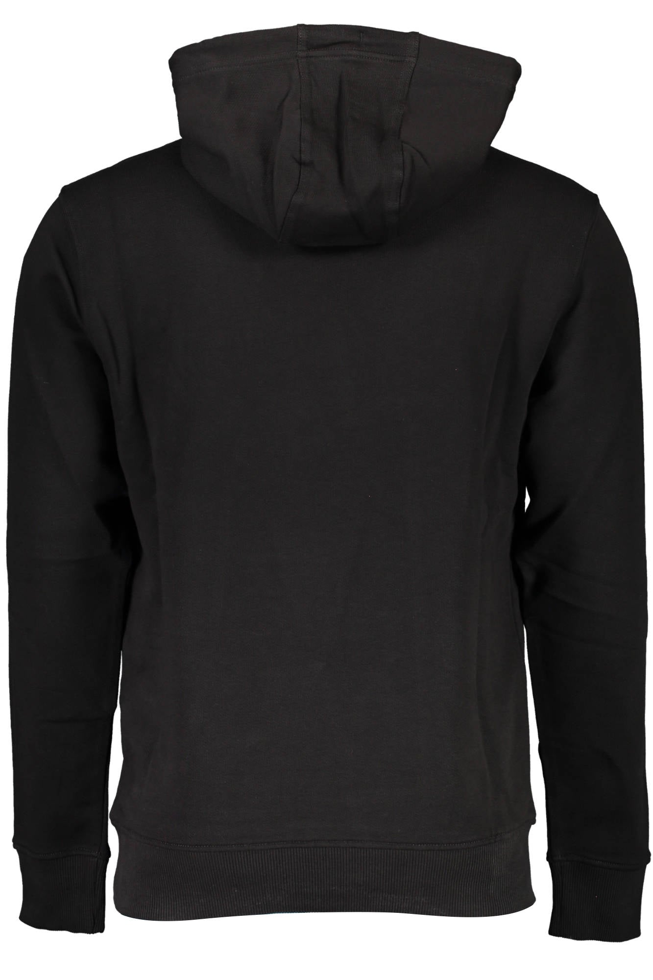 TOMMY HILFIGER MEN'S BLACK ZIP-UP SWEATSHIRT 
