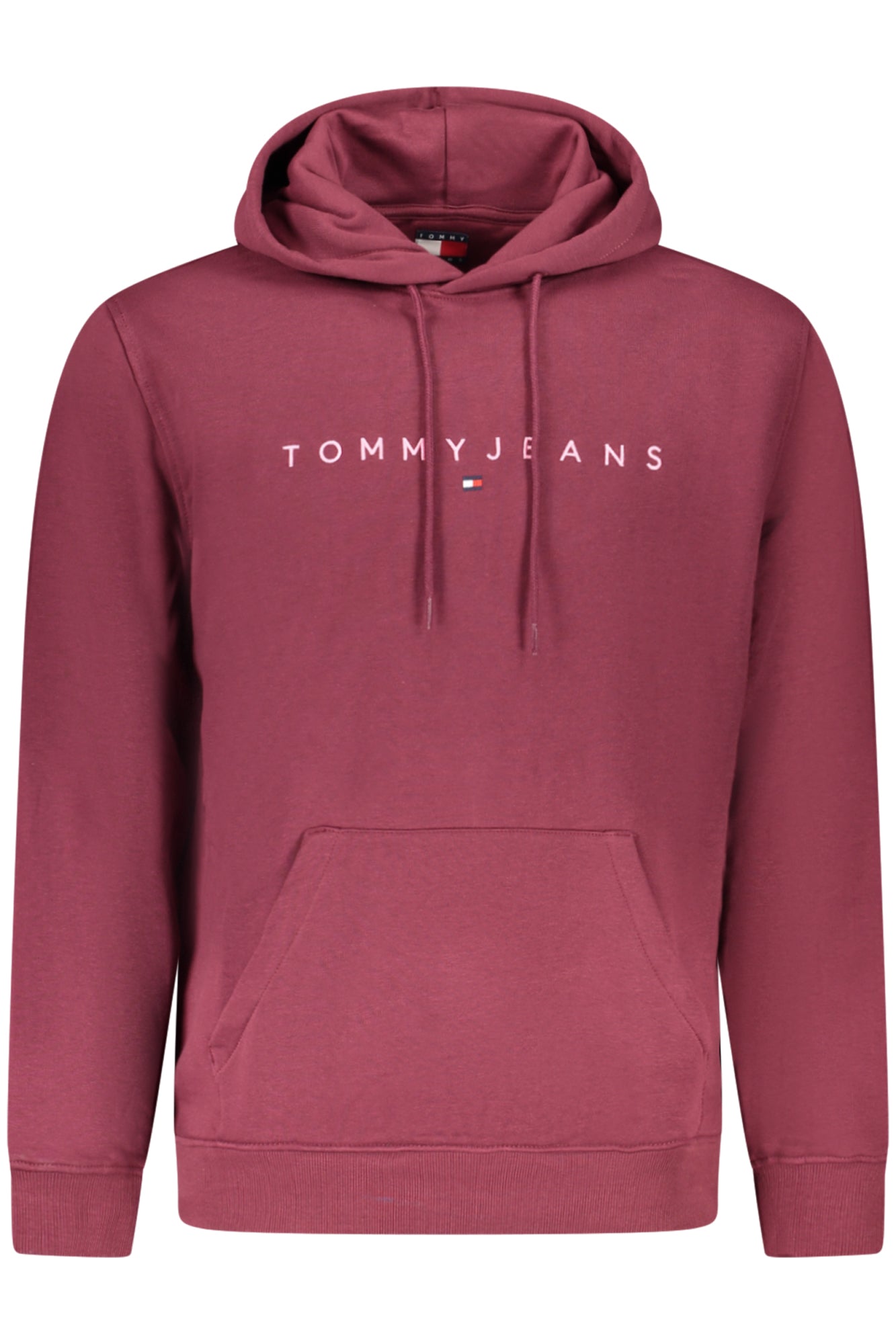 TOMMY HILFIGER MEN'S RED ZIP-UP SWEATSHIRT 