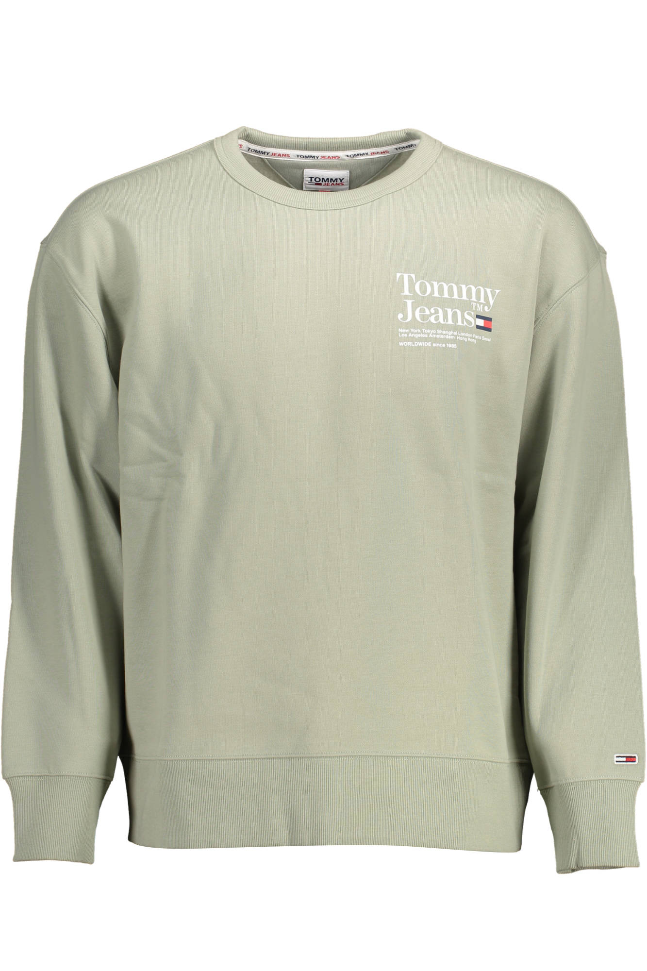 TOMMY HILFIGER MEN'S ZIP-UP SWEATSHIRT, GREEN 
