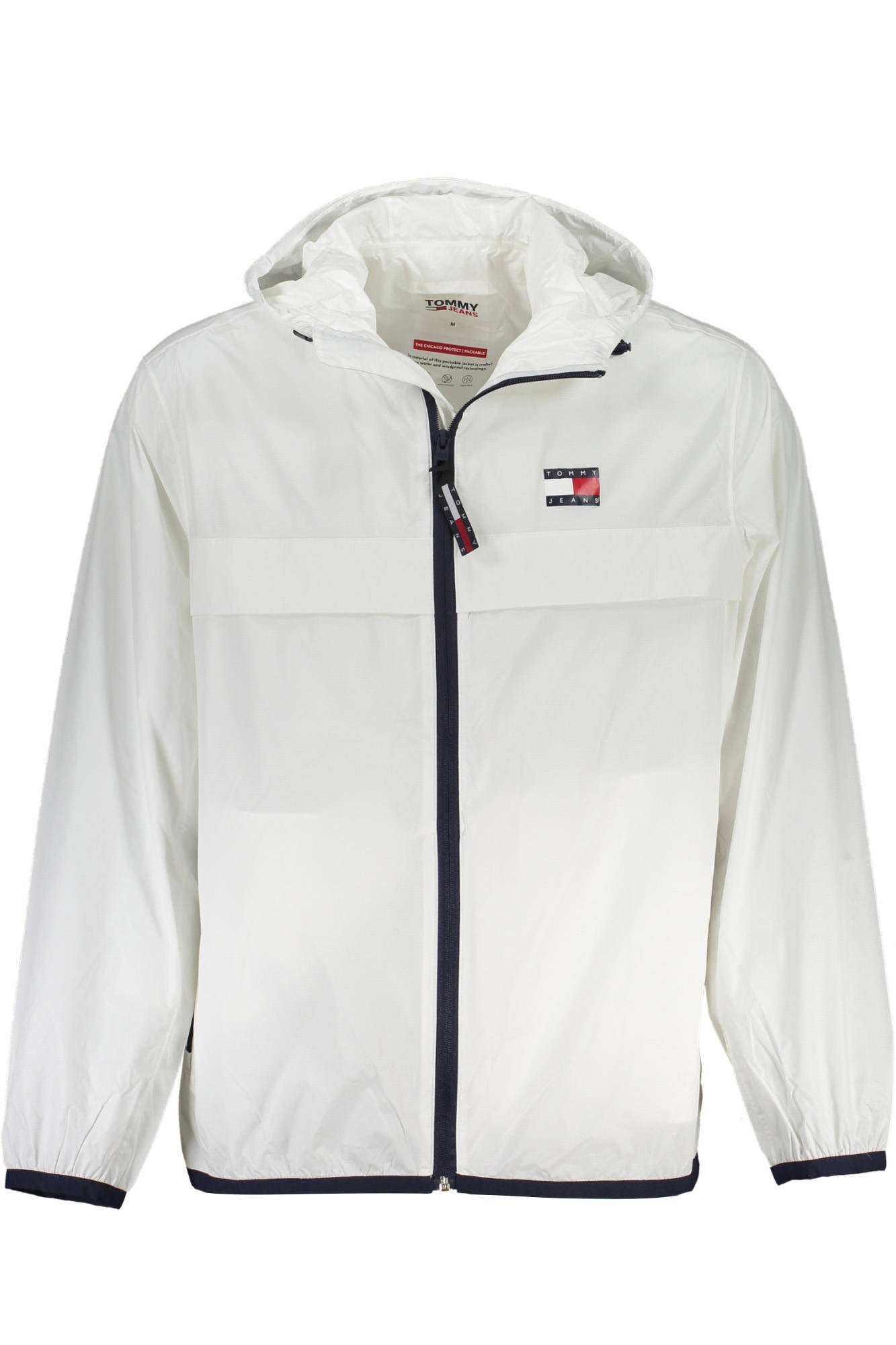 TOMMY HILFIGER MEN'S WHITE SPORTS JACKET 