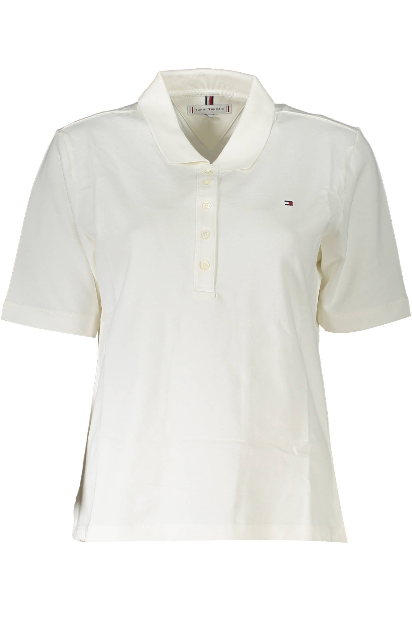 POLO DE MANGA CORTA PARA MUJER TOMMY HILFIGER BLANCO 